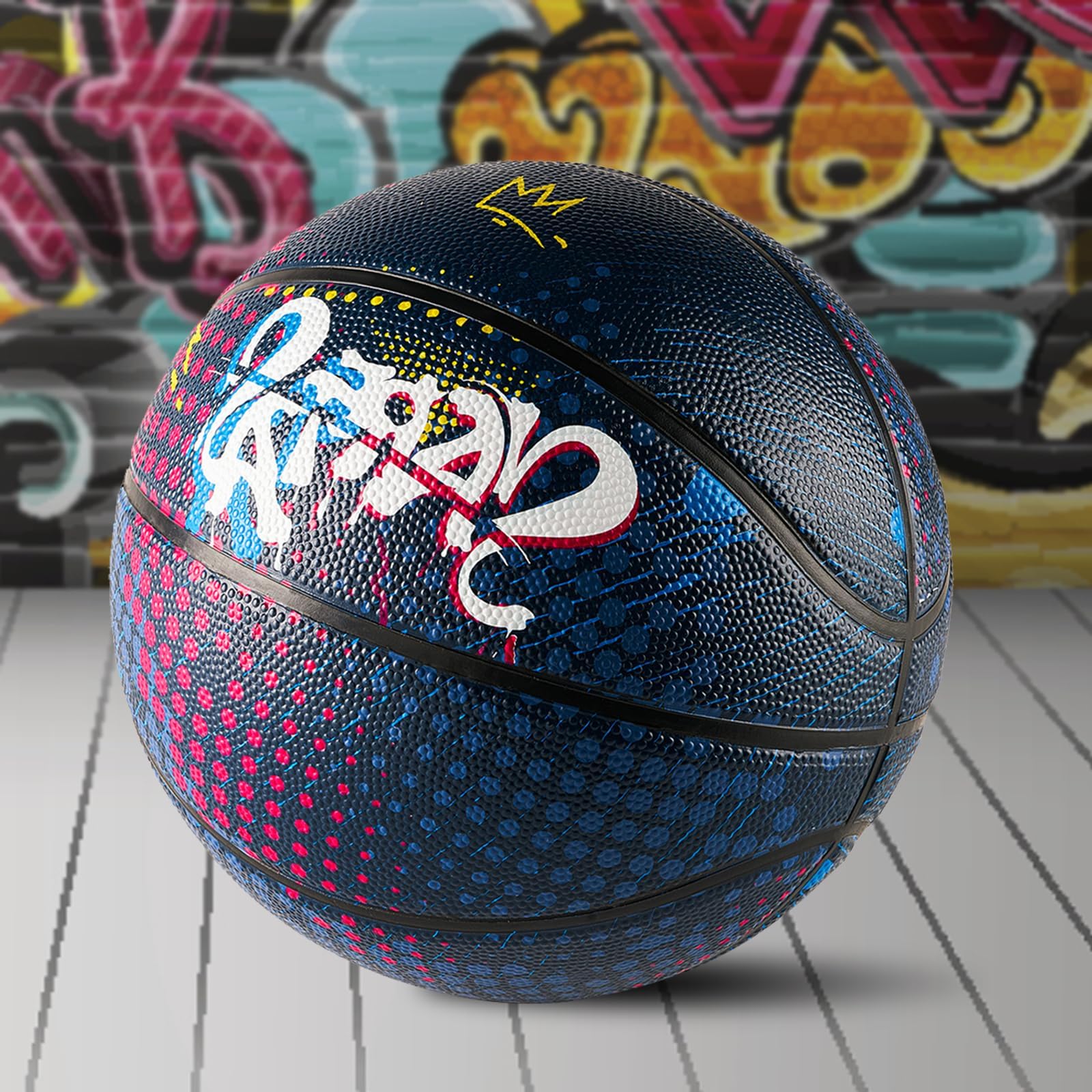 Kids Basketball Size 3 - Indoor/Outdoor Rubber Ball with Pump for Boys & Girls - Perfect for Playground & Backyard Games