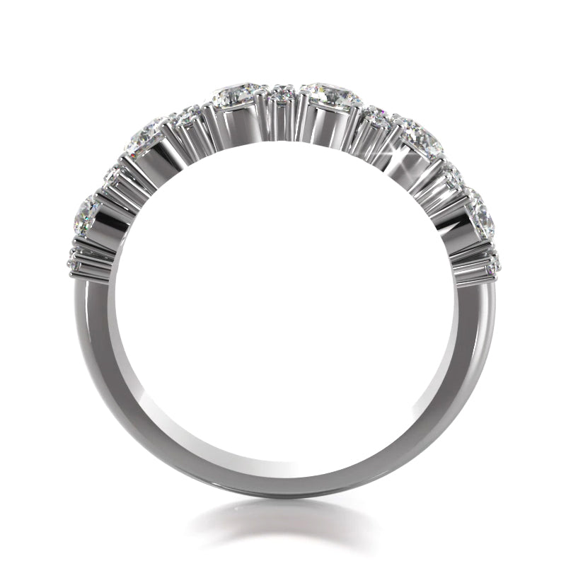 0.95 Carat Round Diamond Wedding Band - Elegant Solitaire Engagement Ring for Women, Perfect for Proposals, Anniversaries & Bridal Jewelry Gifts