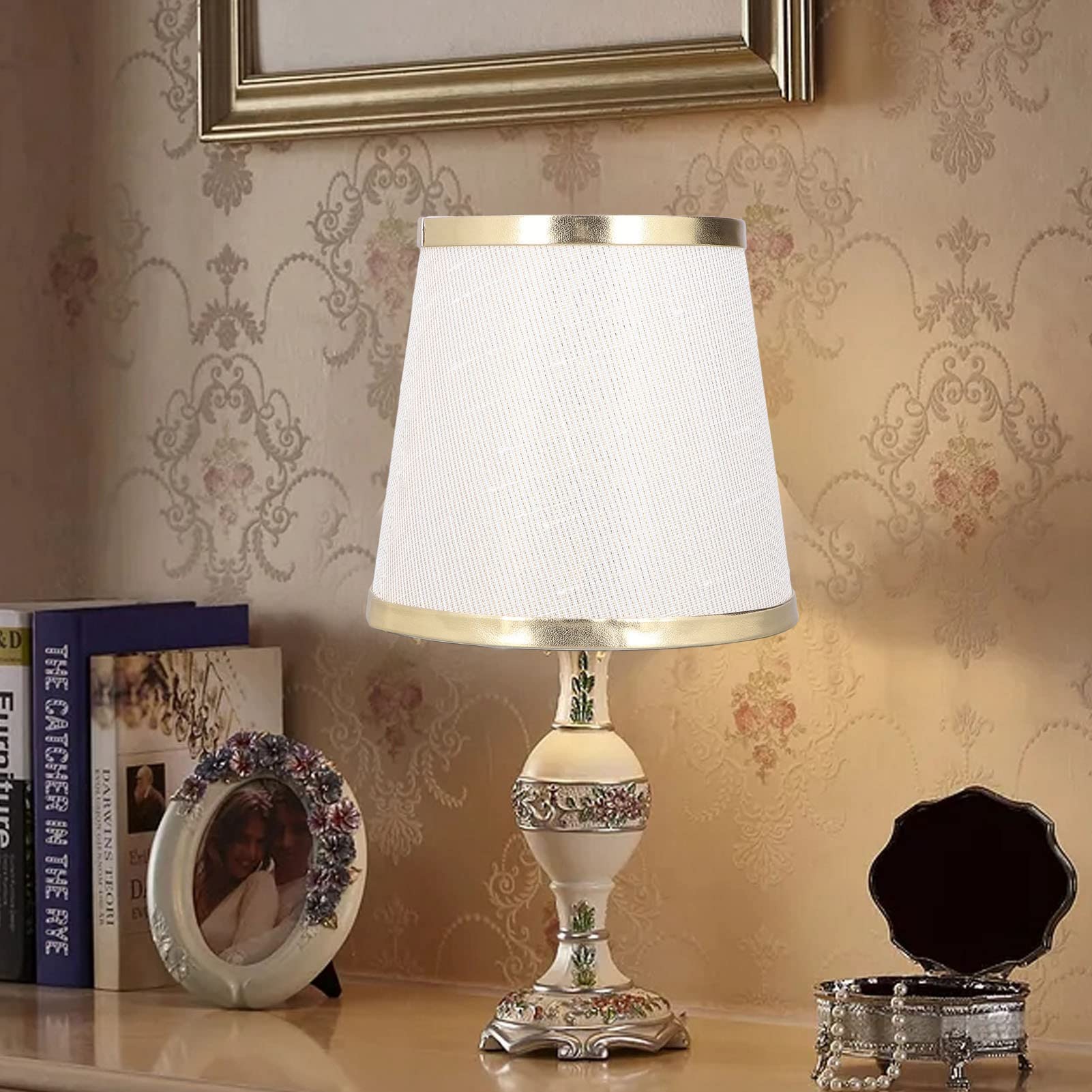 3PCS E14 Fabric Lamp Shades for Ceiling Lights, Table Lamps & Wall Lights - Soft Lighting for Living Room, Bedroom & Home Decor