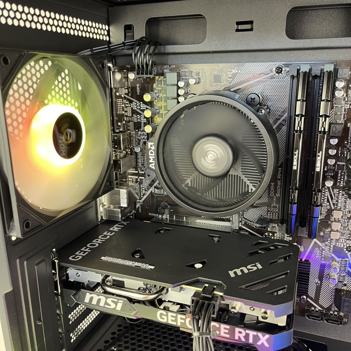 High Performance Gaming PC with AMD Ryzen AM4 Processor | NVIDIA RTX 3050/4060/4060 Ti/5060 Ti Graphics | Matrexx TG Case - Perfect for 4K Gaming, Streaming & Esports