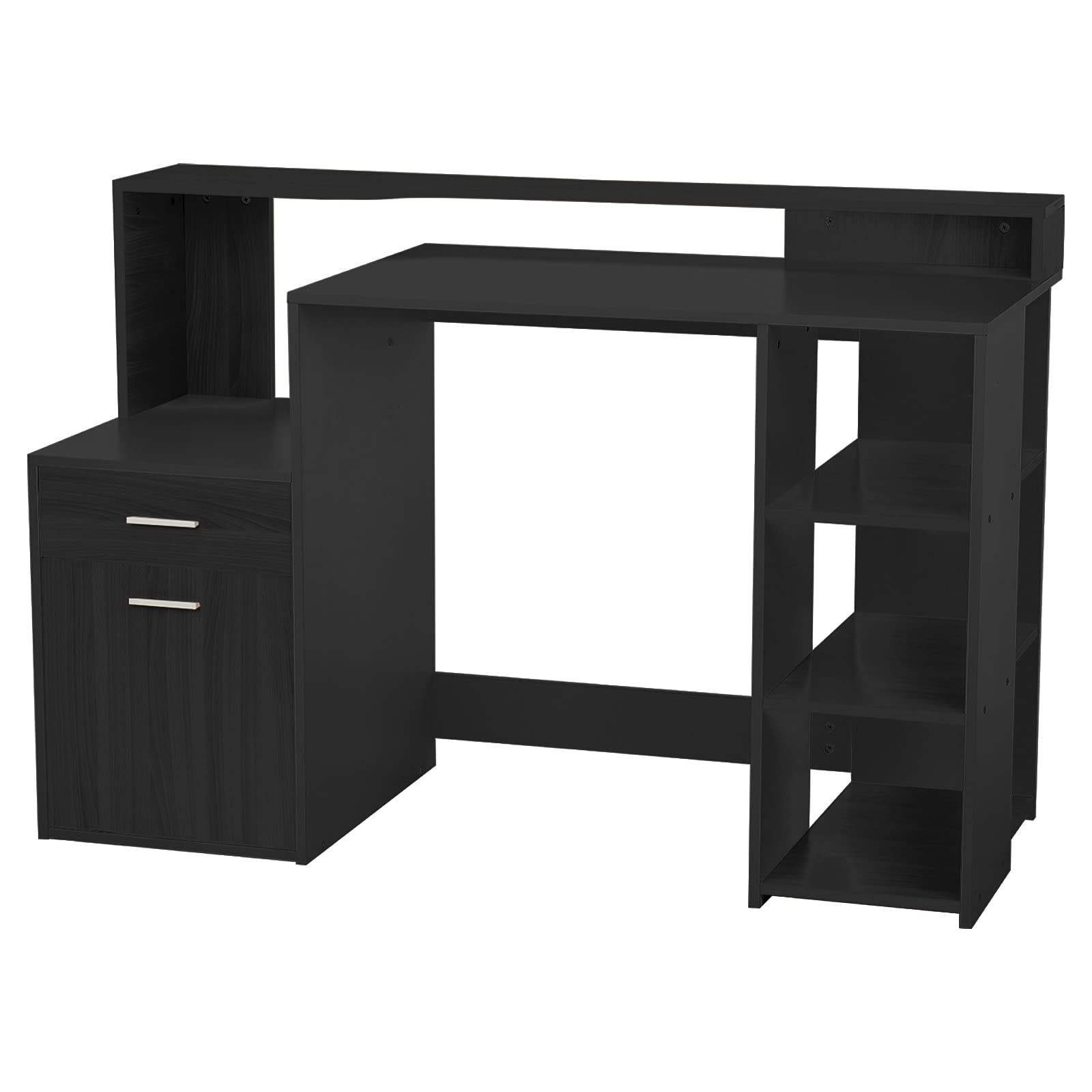 TOHOSP Modern Study Desk with Drawer - Sturdy Writing Desk for Home Office, Student Study, and Bedroom - Perfect for Work, Online Classes & Small Spaces