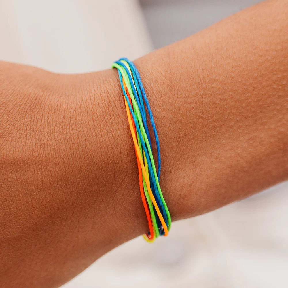 Original Neon Shoreline Bracelet - Stylish Handmade Beaded Wristband for Women, Perfect for Beach Parties, Summer Festivals & Boho Fashion Accessories