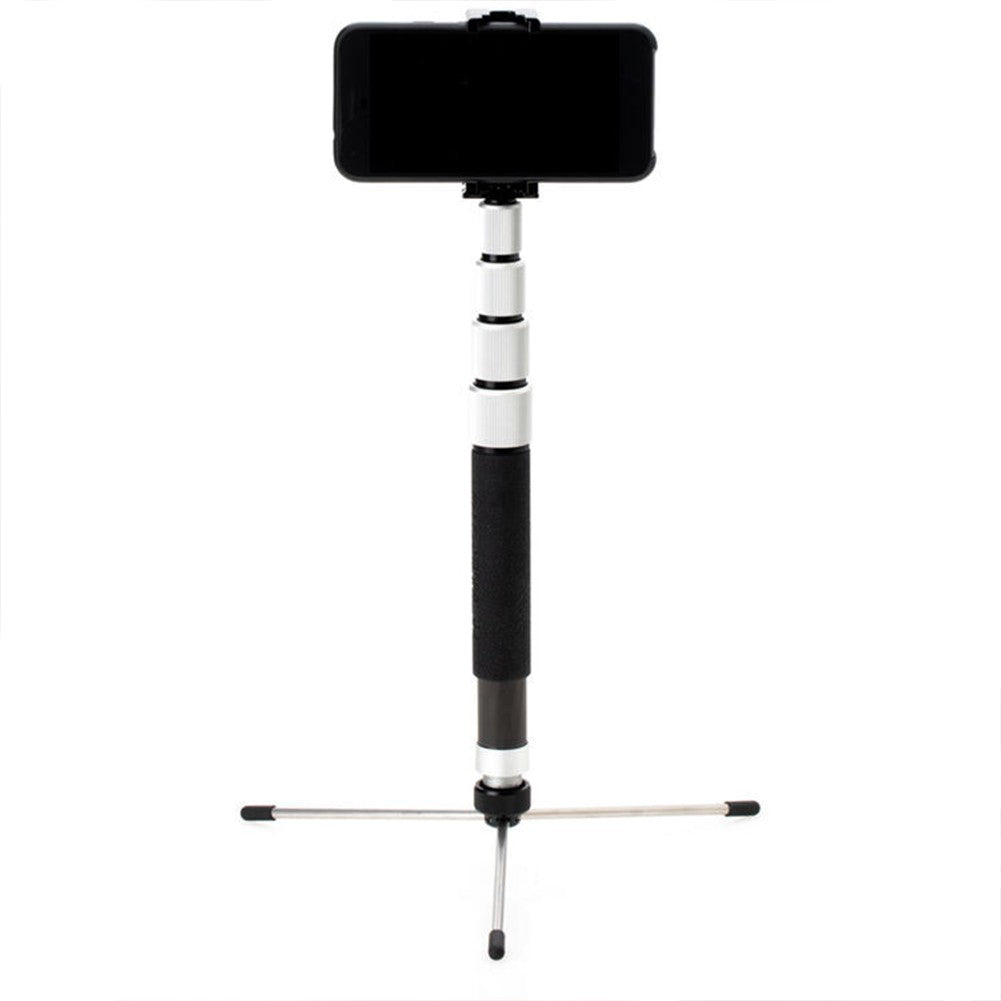 Benro MeFoto Roadtrip Pro 6-in-1 Carbon Fiber Tripod with Silver Finish - Perfect for Travel Photography, Vlogging & Outdoor Adventures