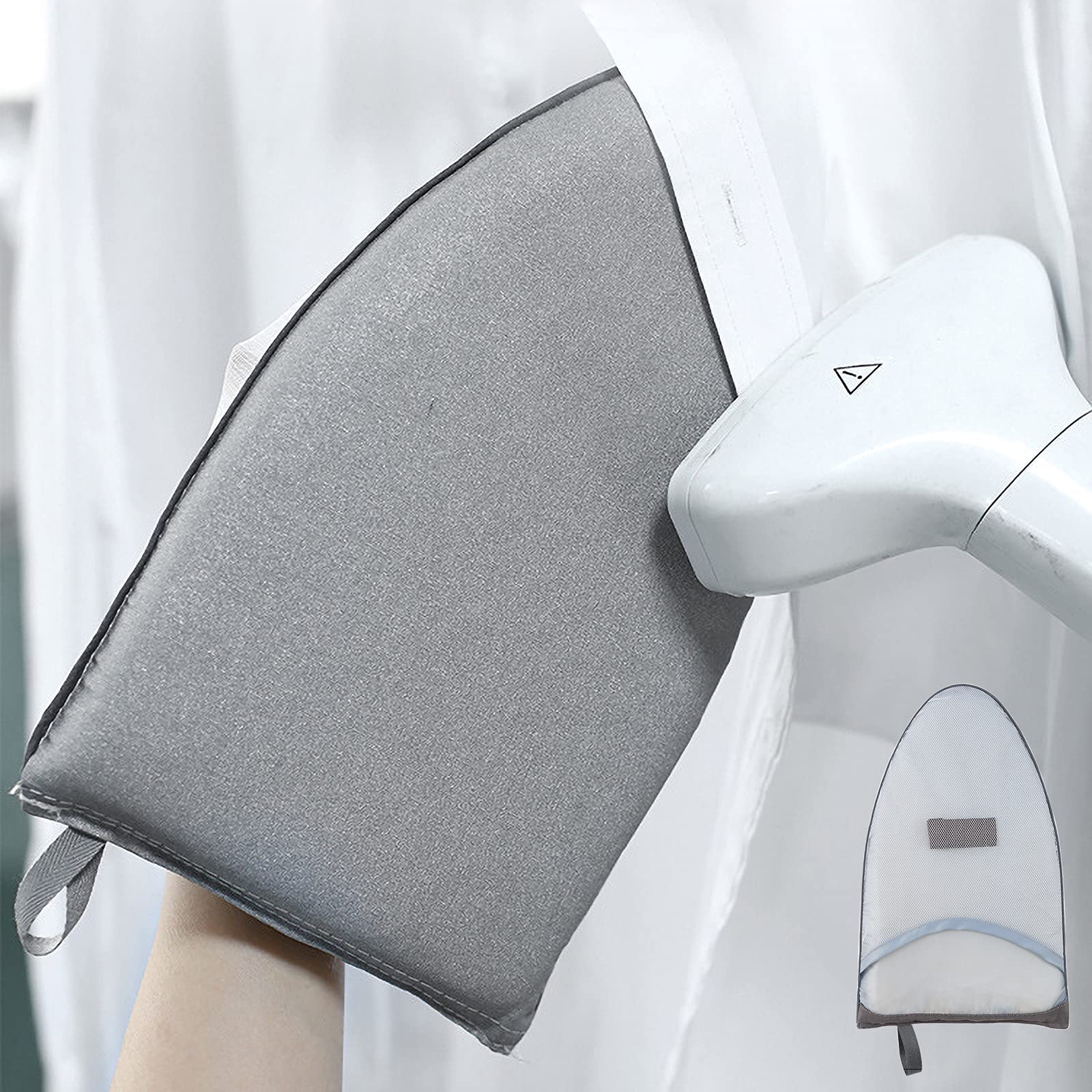 Heat Resistant Garment Steamer Gloves - Anti Steam Ironing Mitt for Clothes, Professional Garment Steamer Accessories - Perfect for Home Laundry, Dry Cleaning & Professional Tailoring