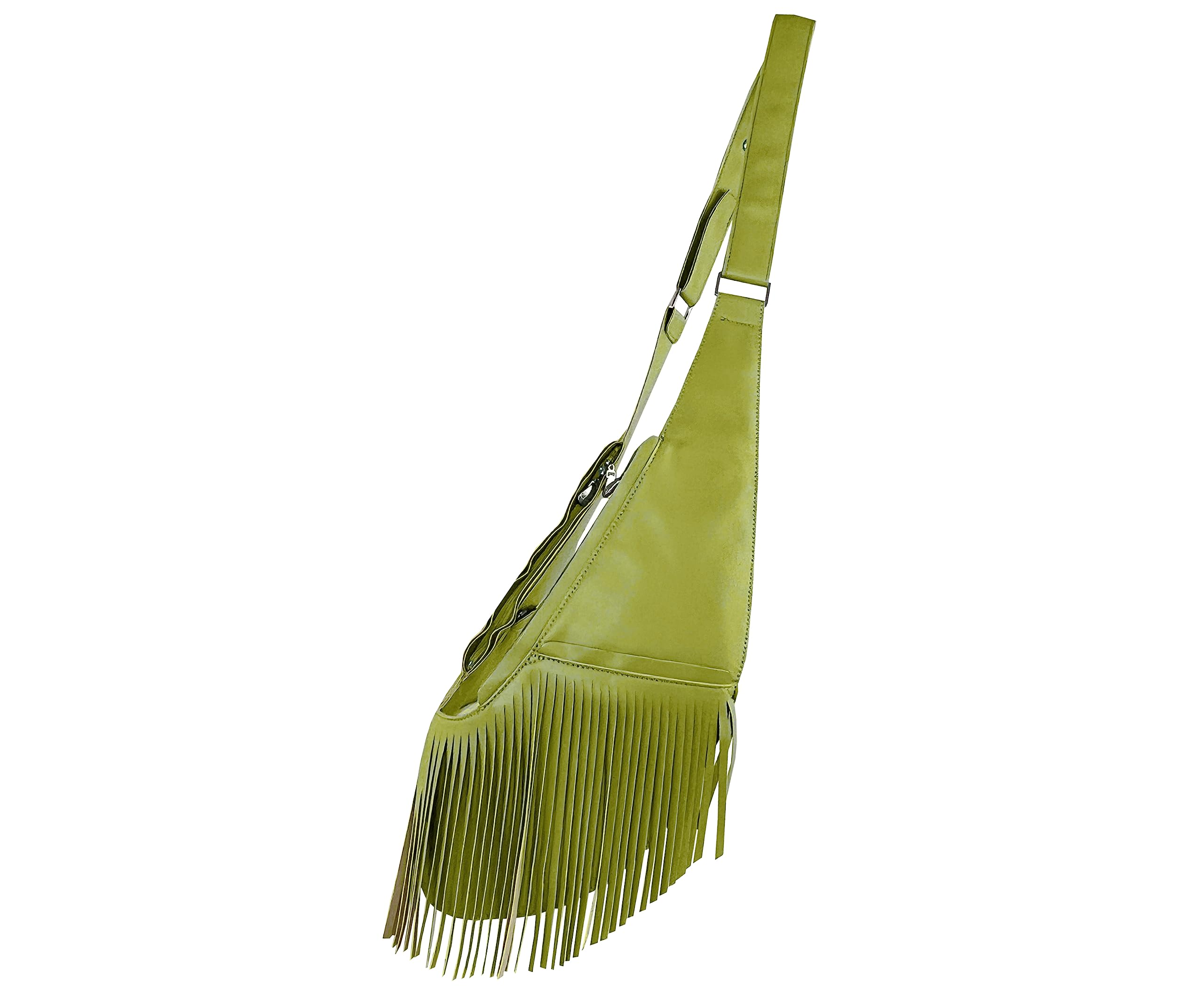 Stylish SASH Crossbody Bag - Faux Leather with Fringe Detail for Women | Perfect for Casual Outings, Parties, and Everyday Use