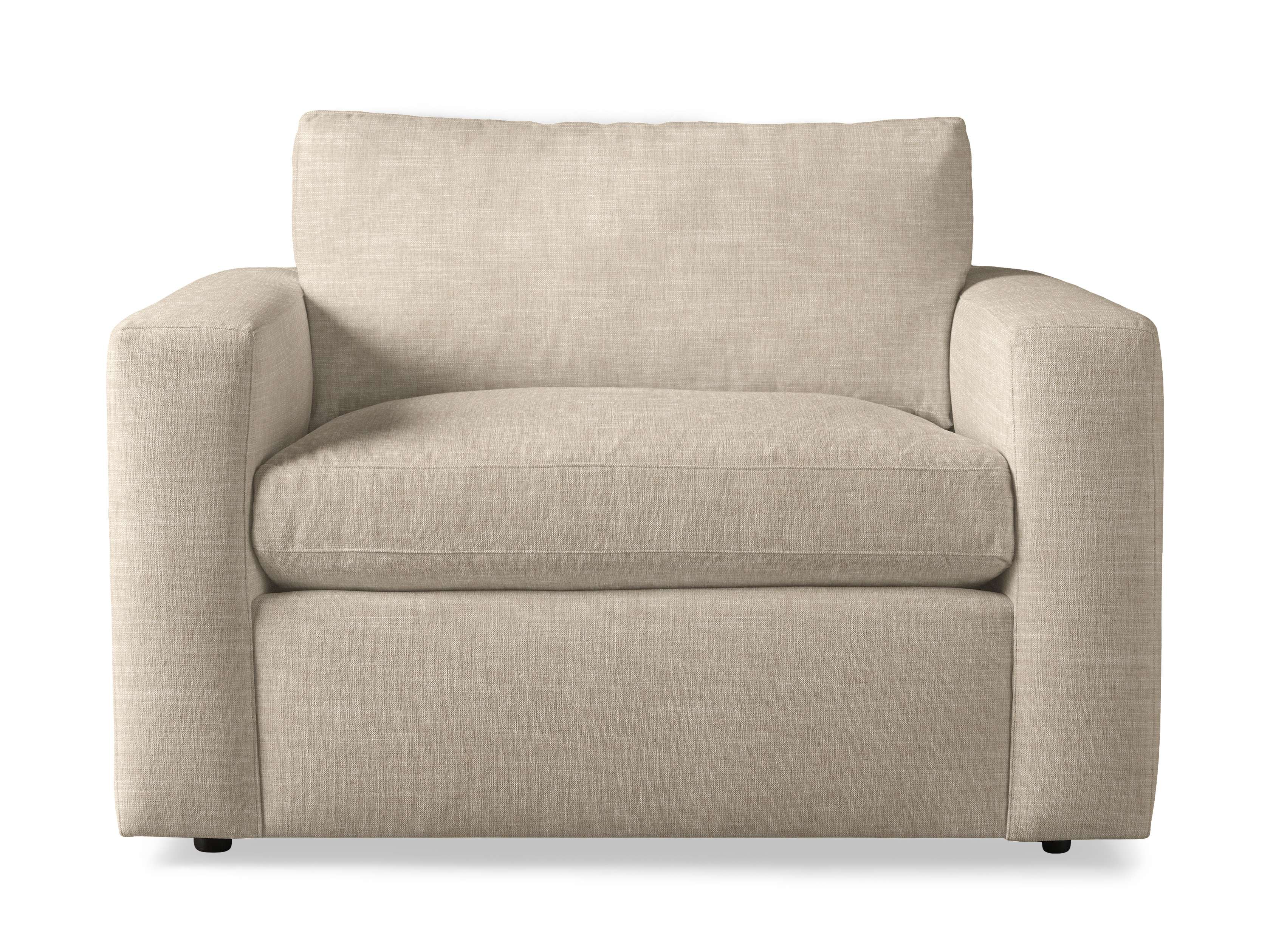 Beale Chair 4 - Modern Accent Chair for Living Room, Bedroom, or Office - Comfortable Upholstered Armchair with Sturdy Metal Legs - Perfect for Relaxing, Reading, or Working from Home