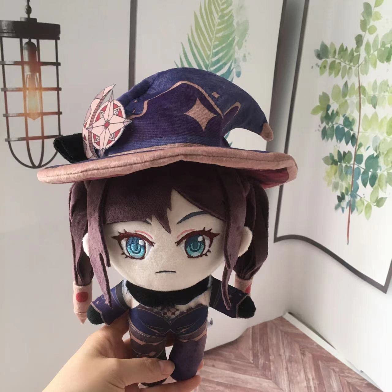 Genshin Impact Mona Plush Doll - Cute Anime Game Collectible, Perfect Gift for Boys, Girls & Anime Fans | Great for Cosplay, Room Decor & Gaming Enthusiasts