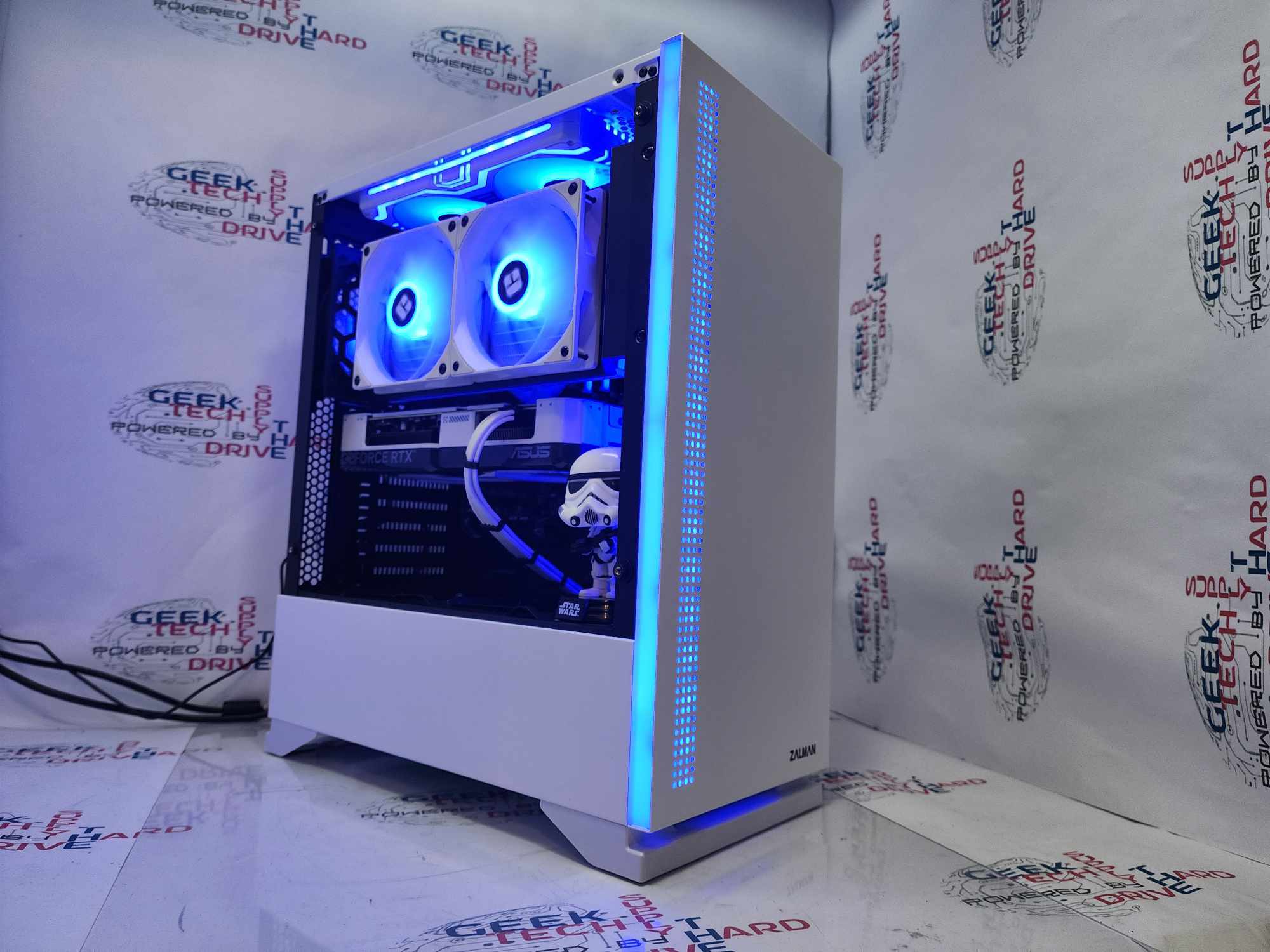 Custom Gaming PC - AMD Ryzen 5 7600, NVIDIA RTX 4070, 1TB NVMe SSD, 32GB DDR5 RAM, White AIO Liquid Cooling (Model S5) - Perfect for 4K Gaming, Streaming & Content Creation