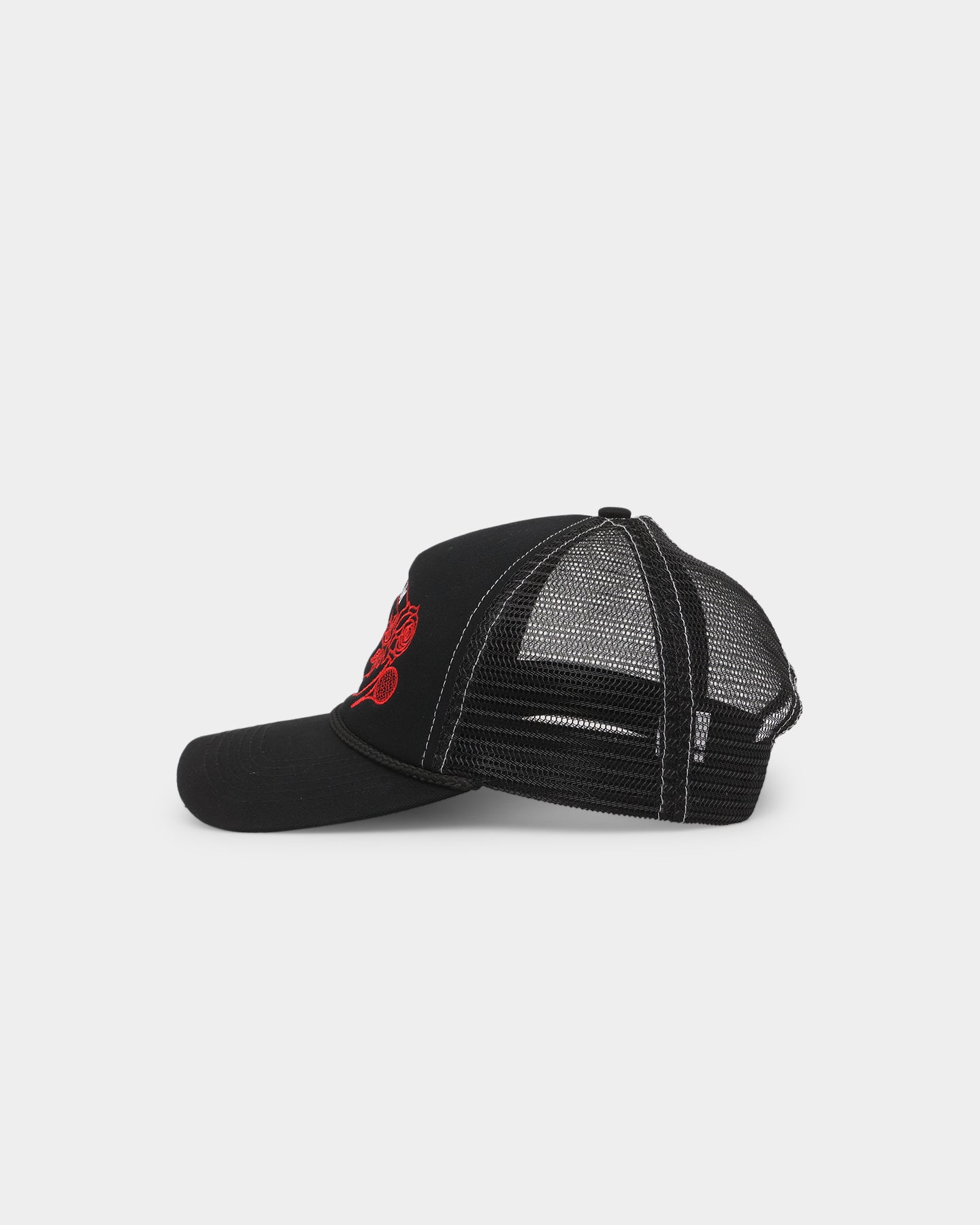 404 Premium Athletics Trucker Snapback Hat - Black Adjustable Baseball Cap for Men & Women - Perfect for Sports, Outdoor Activities & Casual Wear