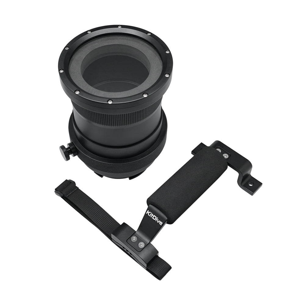 Sony A6xxx Series Flat Long Port with Zoom Control for 70-200mm F4 Lens - Perfect for Underwater Photography & Videography