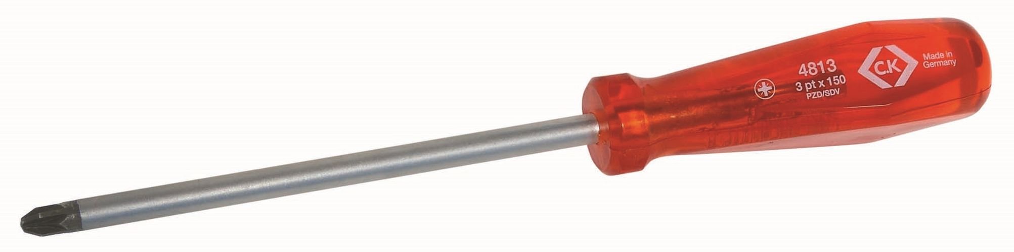 C.K Tools T4813 1 Classic PoziDriv Screwdriver - High Quality Phillips Screwdriver for Home Repair, DIY Projects & Professional Use