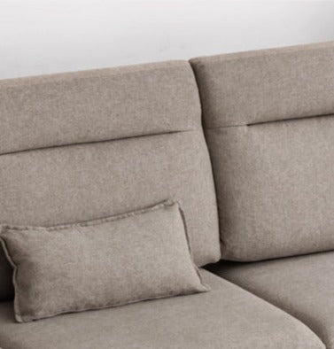 Premium Oak Solid Wood Sectional Sofa Set - Modern L-Shaped Couch with Storage for Living Room, Lounge & Family Room - Durable Hardwood Furniture for Home Decor