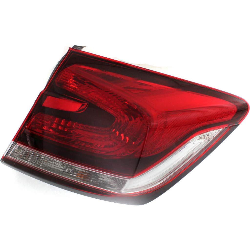 2013-2015 Honda Civic Sedan Pair Rear Tail Lights - Driver & Passenger Side (HO2804102 HO2805102 | 33550-TR0-A51 33500-TR0-A51) - Perfect for Replacement & Car Customization