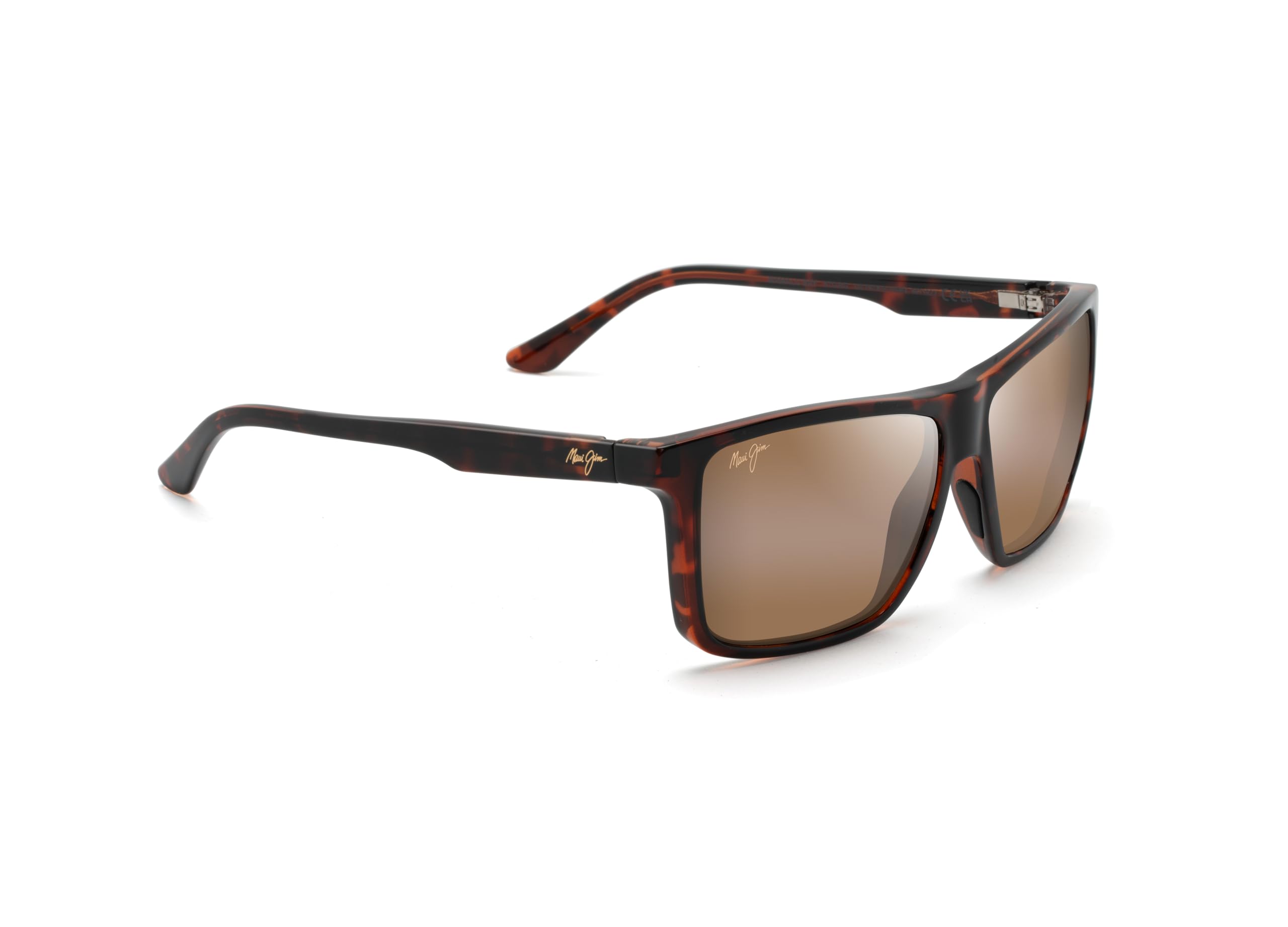Maui Jim Mamalu Bay Rectangular Polarized Sunglasses for Men & Women - UV Protection, Lightweight Frame - Perfect for Beach, Driving & Outdoor Activities