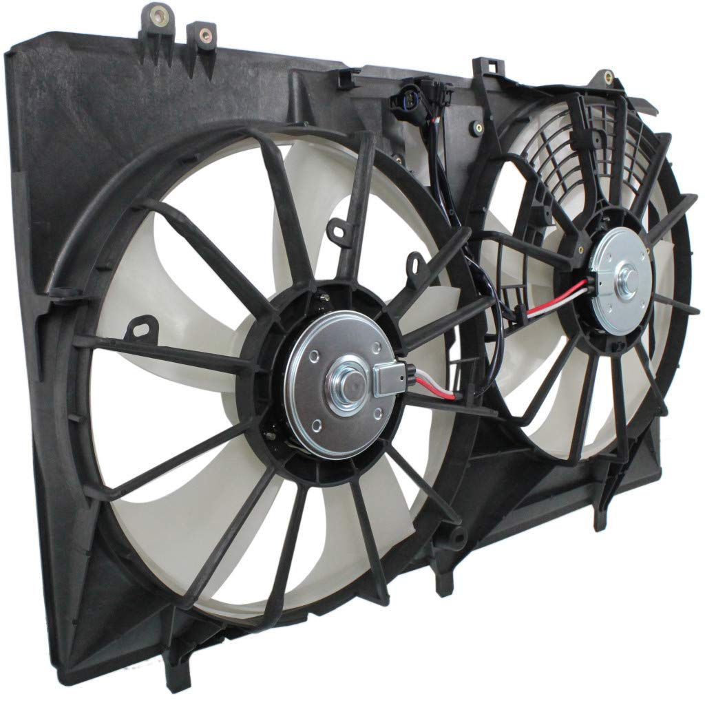 Toyota Sienna AC Radiator Fan Assembly 2011-2014 3.5L Replacement Part - Compatible with TO3115168 & S:16711-0P150 - Perfect for Cooling System Repair & Summer Driving