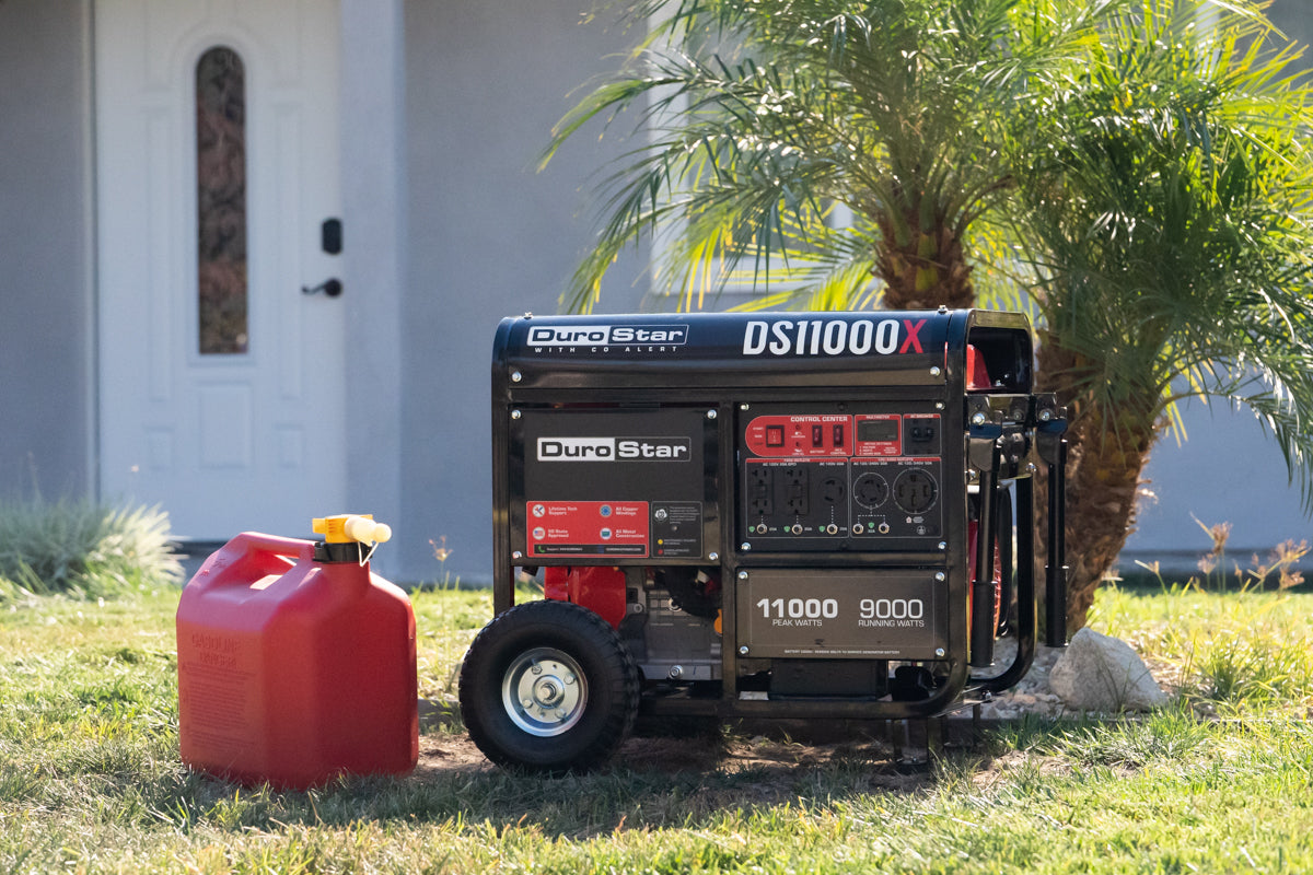 11,000 Watt Portable Gasoline Generator with CO Alert - Reliable Backup Power for Home, Camping & Emergency Use
