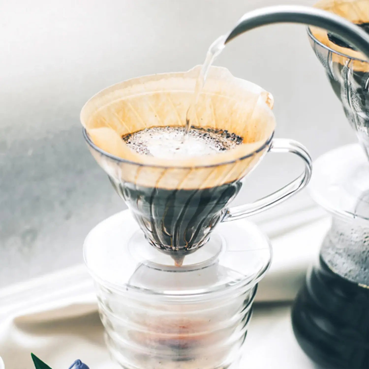 Hario V60 AS Resin Coffee Dripper - Pour Over Coffee Maker for Home & Office Brewing - Perfect for Specialty Coffee Lovers & Baristas