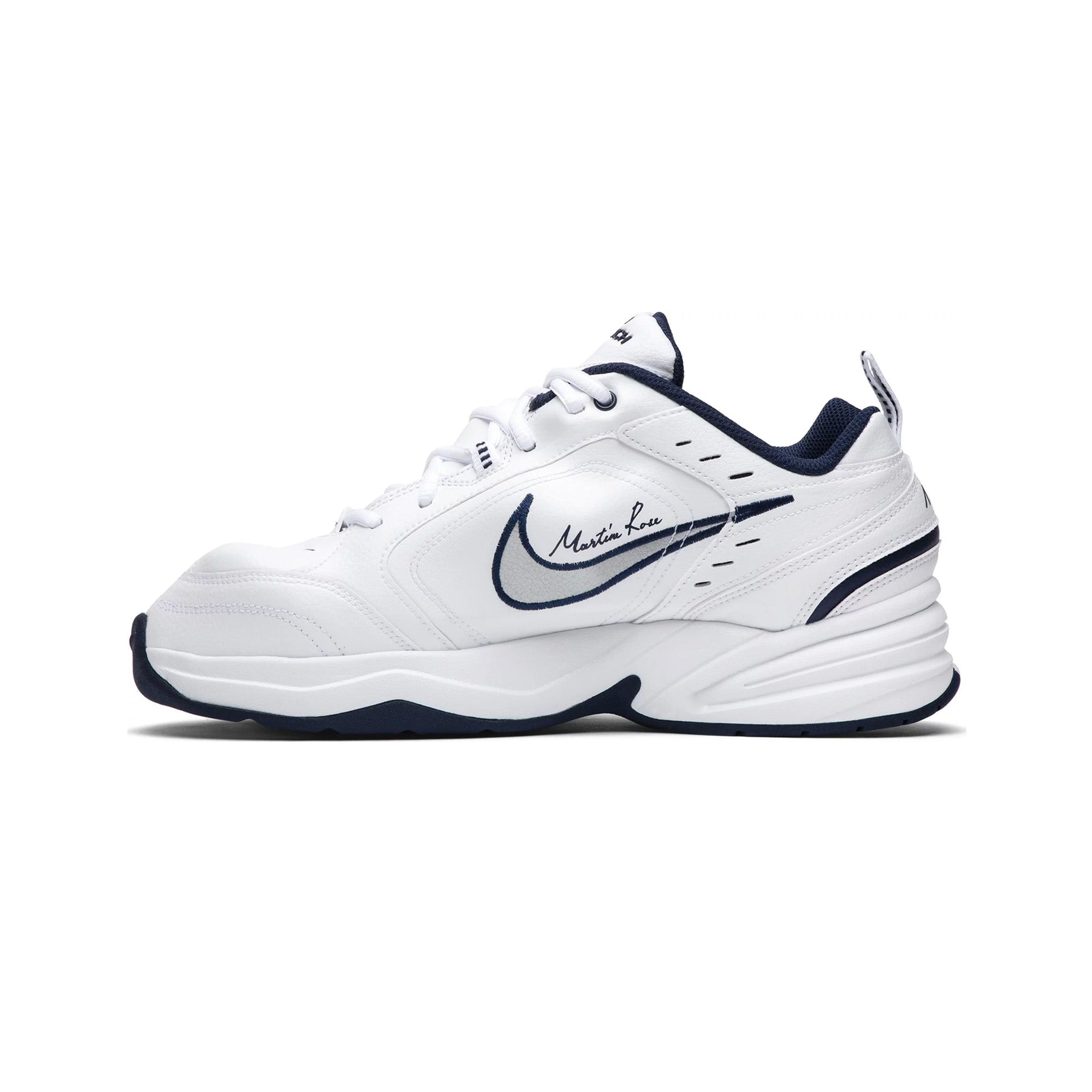 Air Monarch IV x Martine Rose White Sneakers - Men's Fashion Athletic Shoes for Running & Casual Wear | Street Style & Gym Workout Footwear