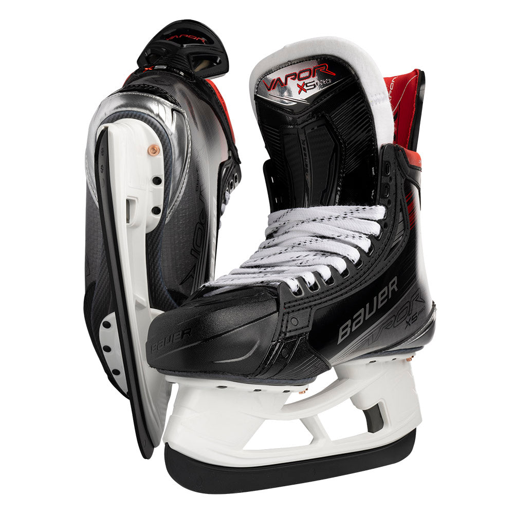 Bauer Vapor X5 Pro Intermediate Ice Hockey Skates - Lightweight & Durable for Competitive Play - Perfect for Youth & Adult Hockey Players on Ice Rinks