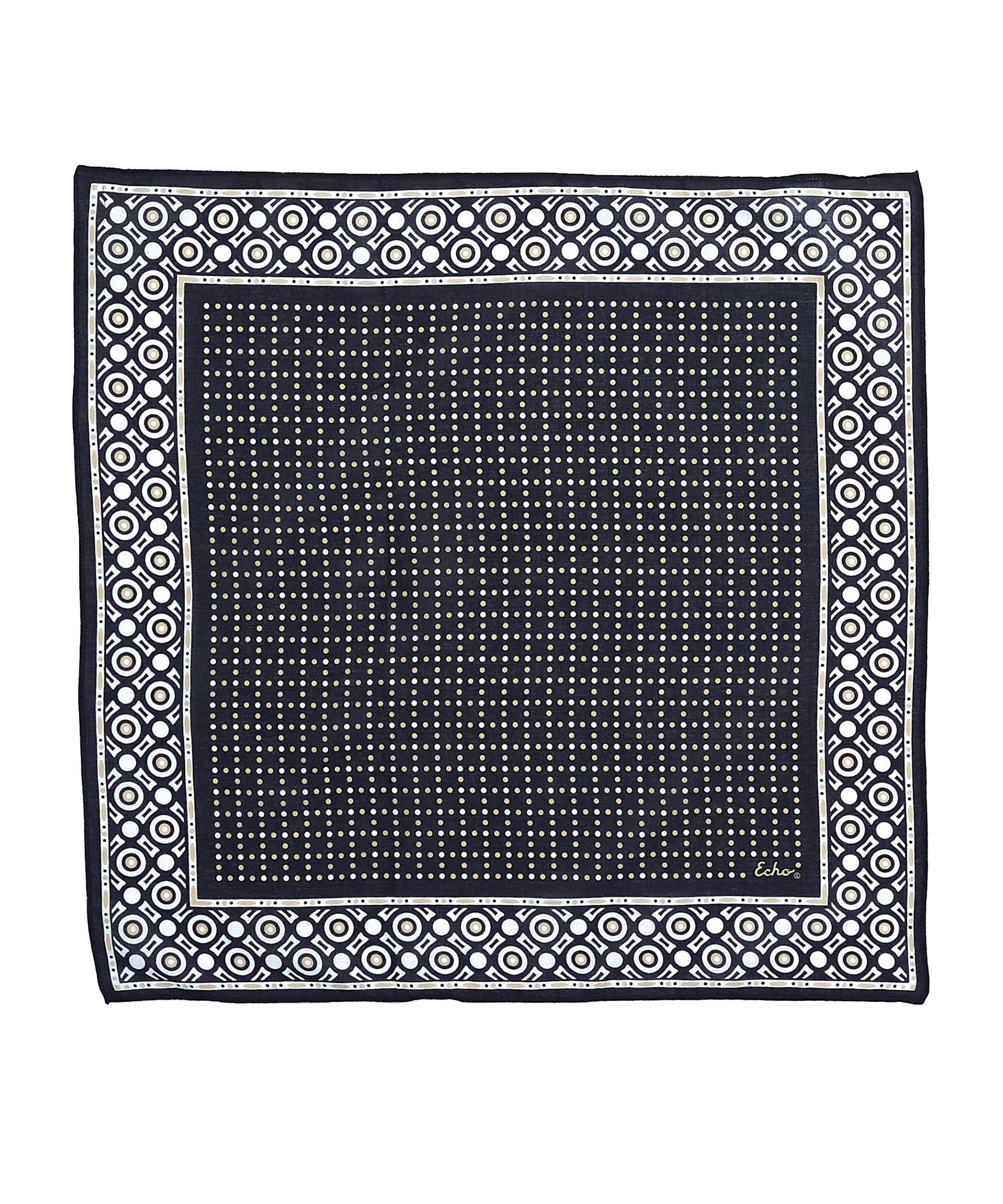 Classic Polka Dot Bandana - Stylish Cotton Scarf for Women & Men - Perfect for Fashion Accessories, Headwear, and Outdoor Activities