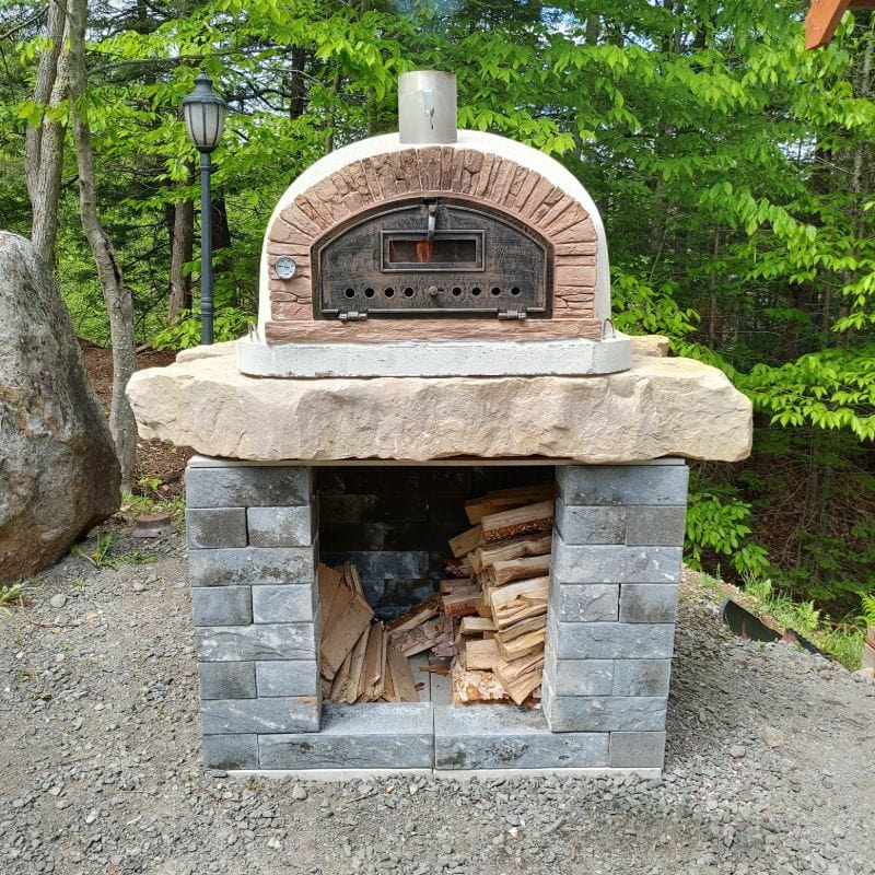 Buena Ventura Sierra Premium Brick Wood Fired Pizza Oven - Outdoor Pizza Maker for Backyard, Patio & Garden Cooking | Authentic Italian Style Pizza Oven for Home Use