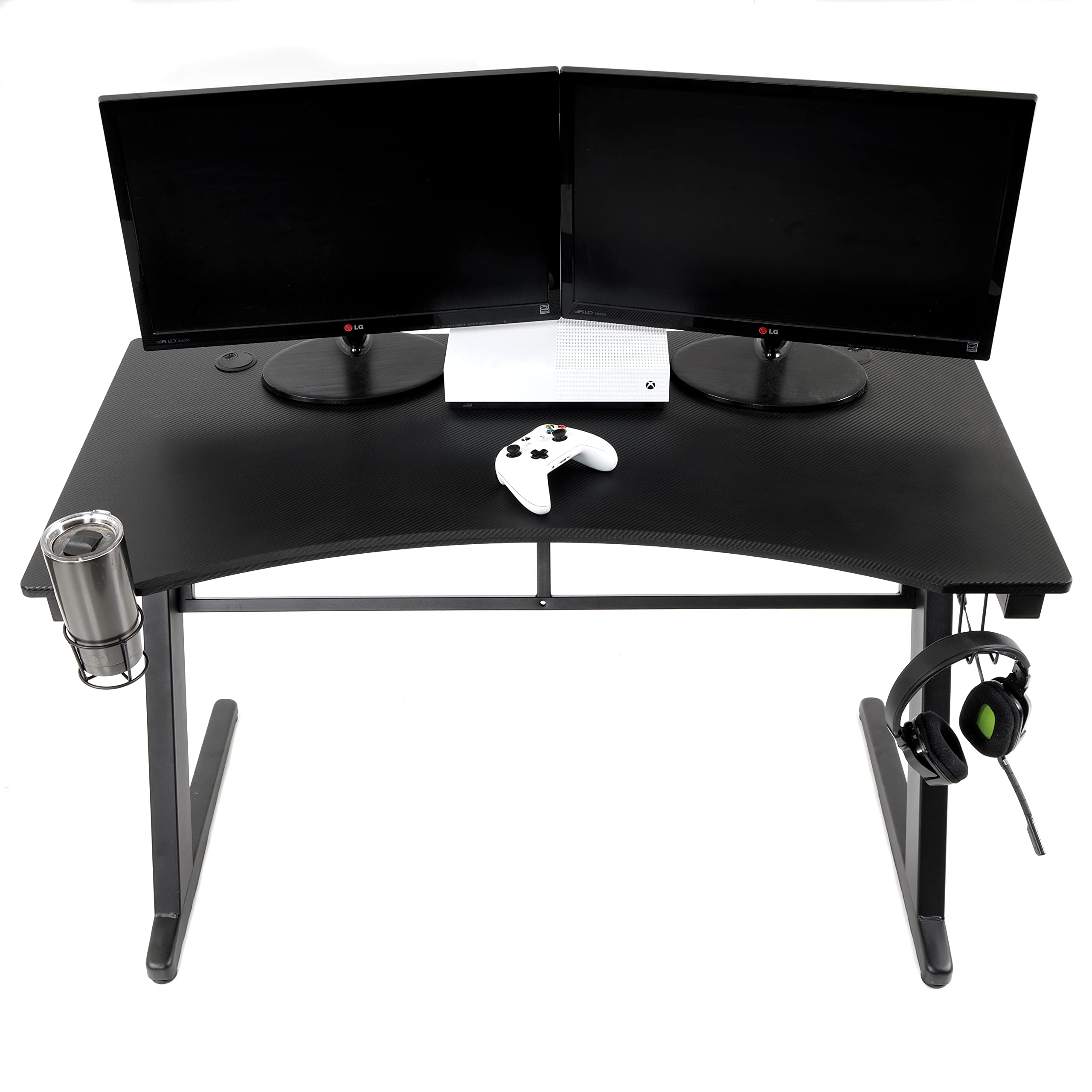Tactical Carbon Fiber Top Gaming Desk 60