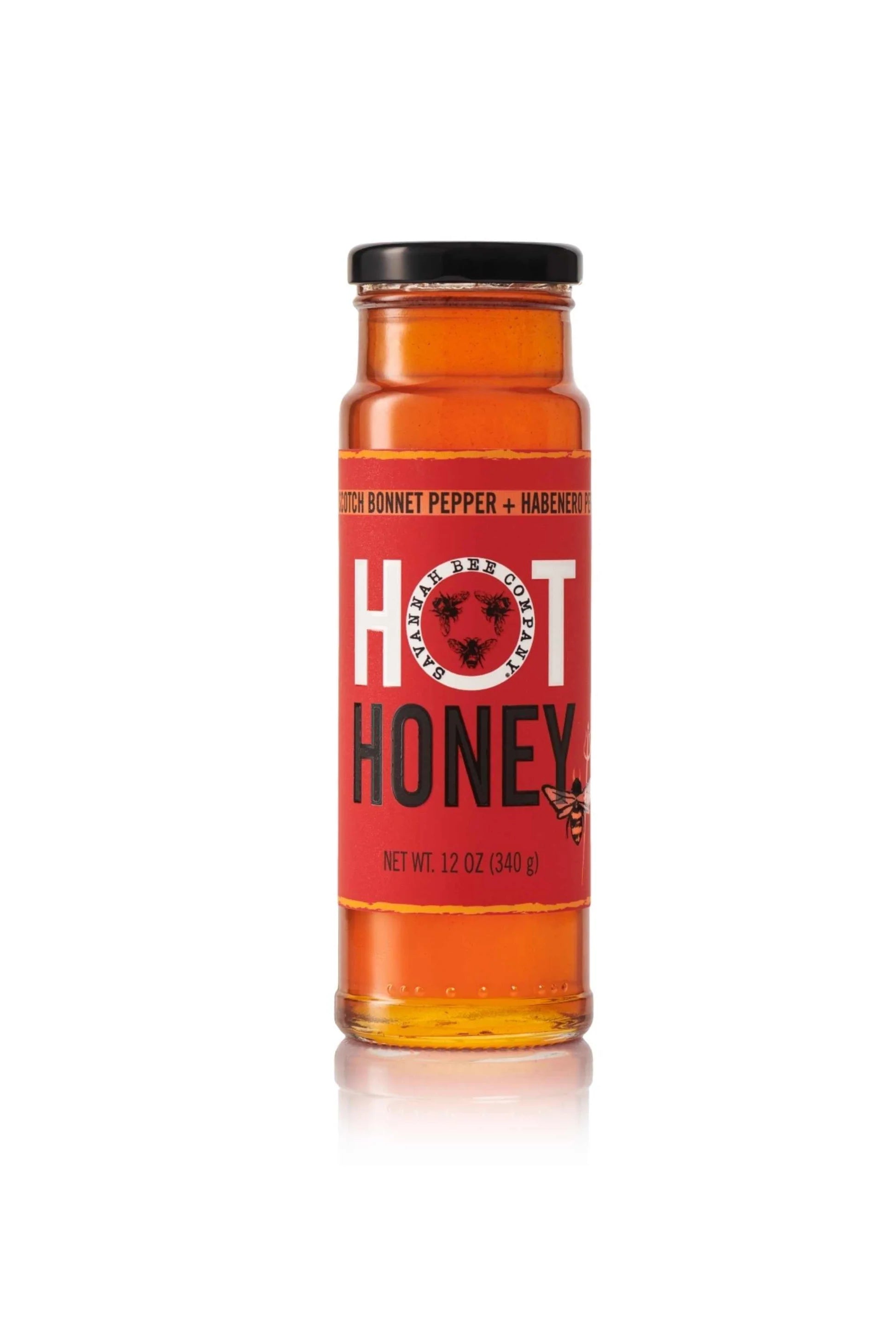 Organic Raw Hot Honey - Spicy & Sweet Natural Honey Infused with Chili Peppers - Perfect for Glazes, Marinades, Cocktails & Desserts