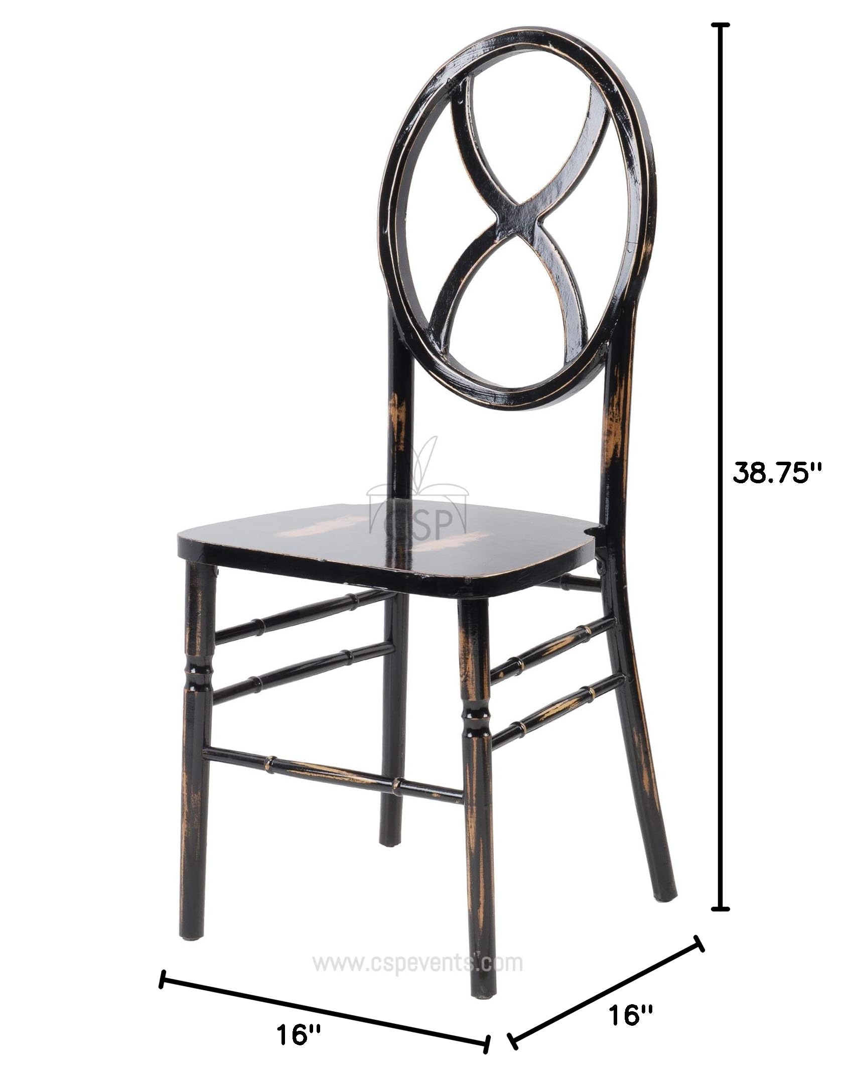 Premium Sandglass Lime Black Wood Chairs - Set of 2, Commercial-Grade Dining Chairs for Restaurants, Cafes & Home Decor - Durable & Stylish Seating Solution