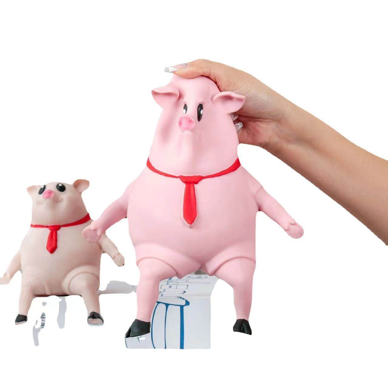 Stress Relief Pig Squishy Toy - Cute Slow Rising Anti-Anxiety Fidget Sensory Toy for Kids & Adults - Perfect for Office, School, Travel & Home Relaxation