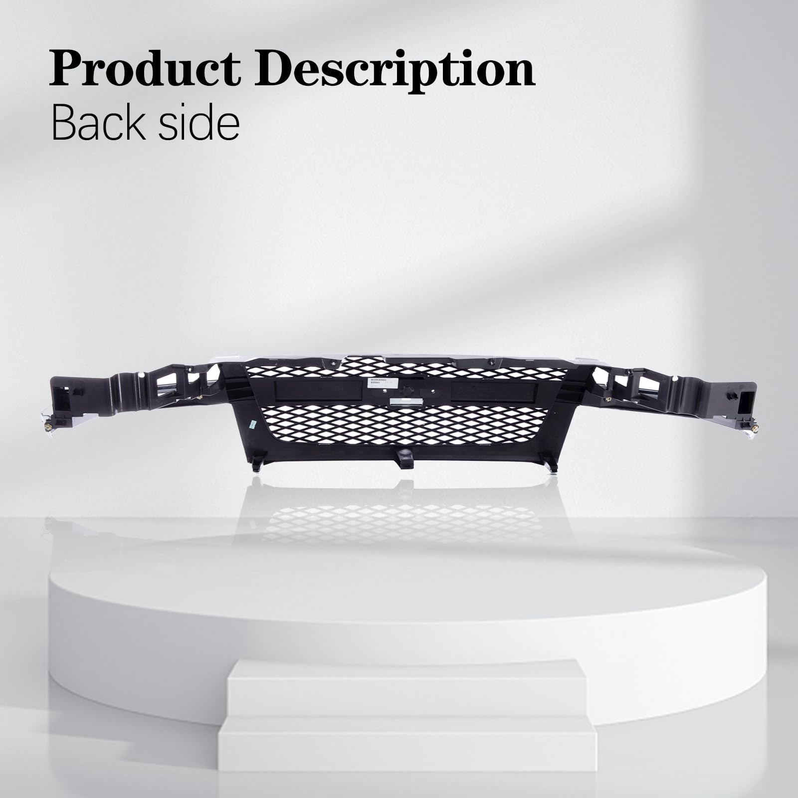 Dark Gray Front Grille with Chrome Center Bar for 2004-2012 Chevy Colorado | GM1200518 | CarPartsDepot | Upgrade Your Truck's Style & Protection