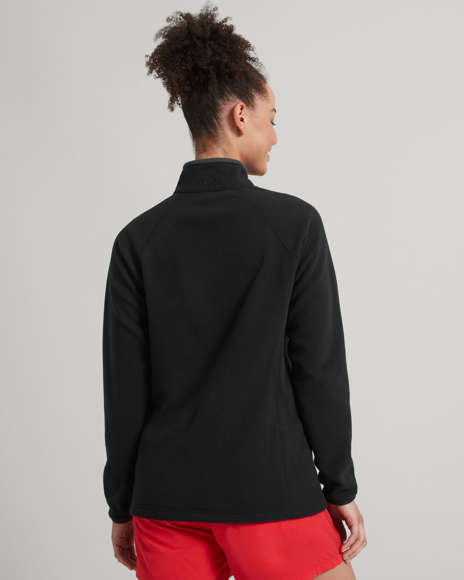 Women's Ridge 100 PrimaLoft Bio Pullover Jacket - Lightweight Insulated Winter Hoodie for Hiking & Outdoor Activities (Black)