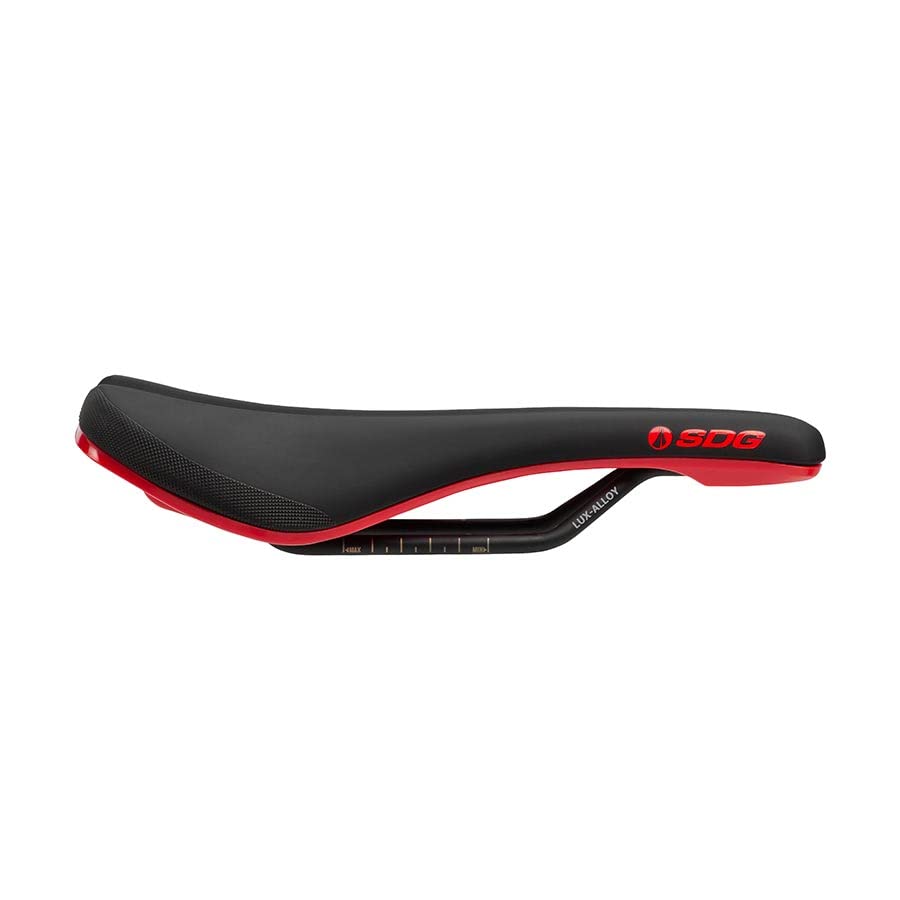 SDG Bel Air 3.0 Lux-Alloy Rail Bike Saddle - Lightweight Comfortable Bicycle Seat for Road & Mountain Bikes - Perfect for Commuting, Touring & Long Distance Cycling