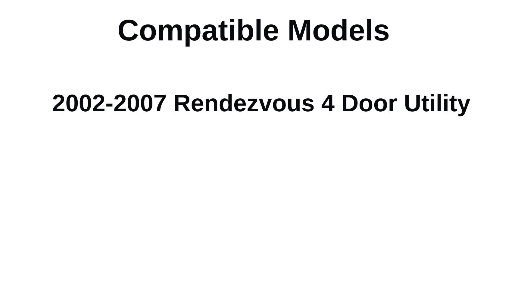 OEM Driver Side Quarter Window Glass Replacement for Buick Rendezvous 2002-2007 - Perfect Fit, Durable Auto Glass for Enhanced Visibility & Safety While Driving