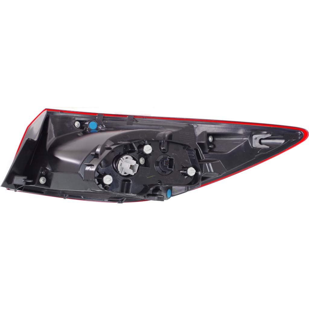2014-2018 Mazda 3 Tail Light Assembly - Driver Side with Bulbs (CAPA Certified MA2804117) | CarLights360 | Perfect for Night Driving & Enhanced Vehicle Safety