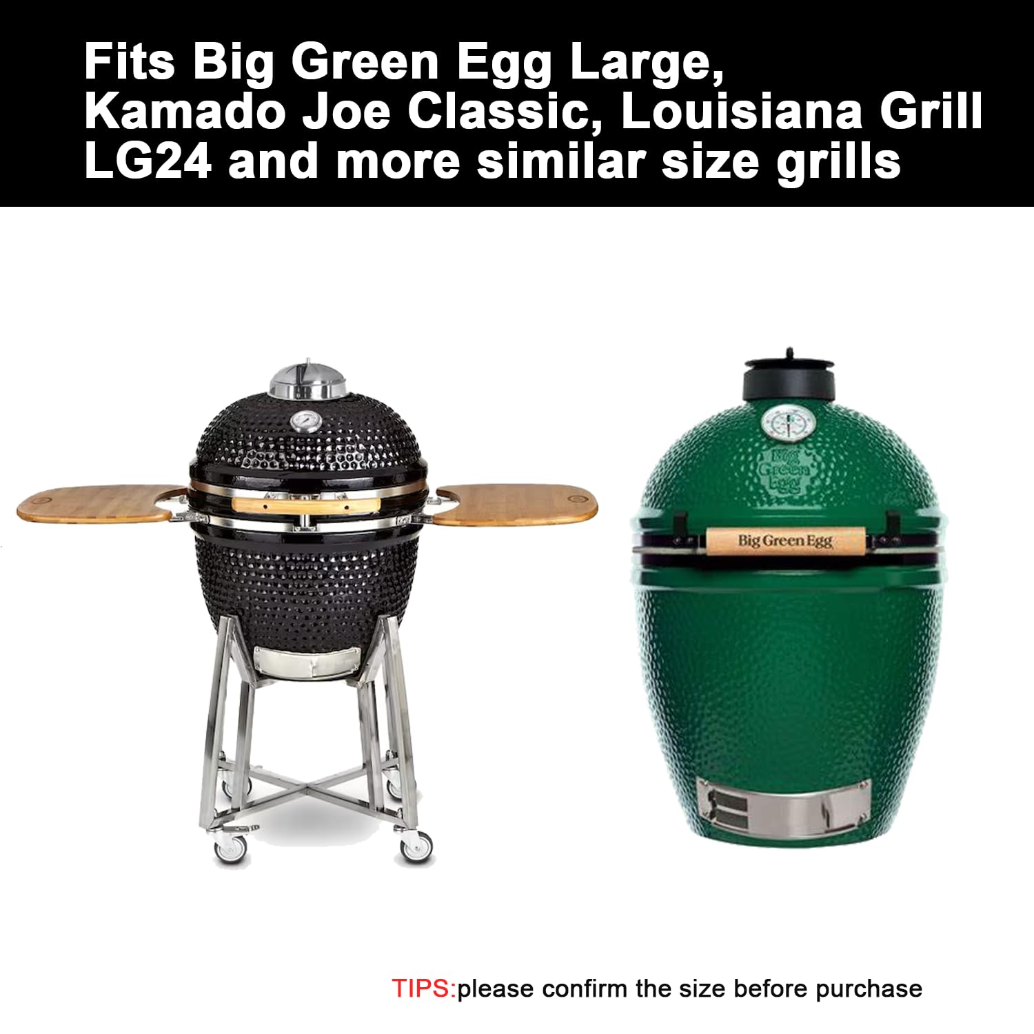 Cast Iron Ash Basket for Big Green Egg, Kamado Joe Classic & Louisiana Grill LG24 - Heavy Duty Charcoal Ash Can for Outdoor Grilling & BBQ Accessories - Perfect for Backyard Cookouts, Camping & Patio Parties