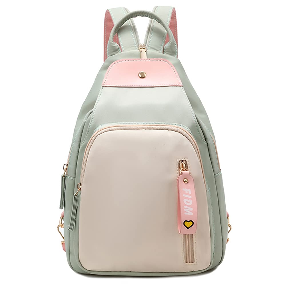 Zhongningyifeng Women's Small Nylon Backpack - Mini Travel Purse & Lightweight Shoulder Bag for Ladies | Perfect for Daily Commute, Weekend Trips & College Campus Use