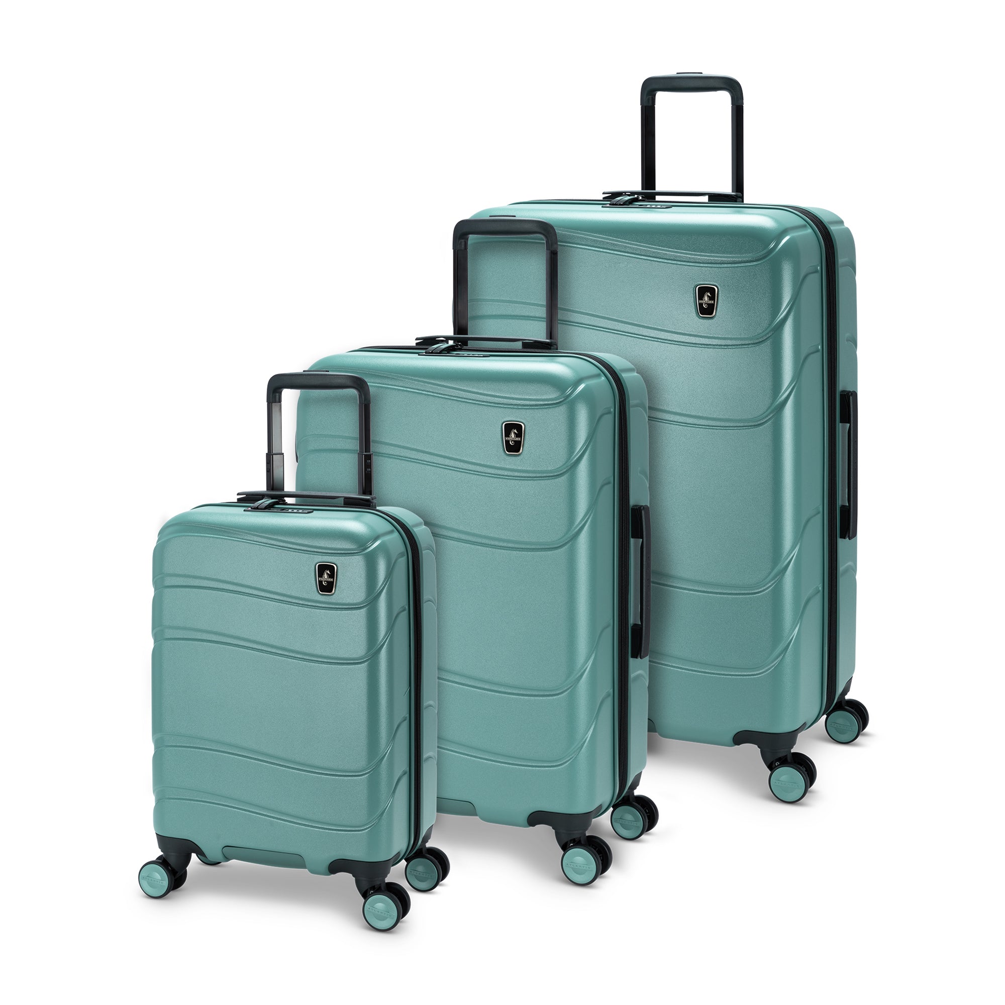 Atlantic Transmarine 3-Piece Luggage Set - Lightweight Spinner Suitcase with TSA Lock, Perfect for Travel, Business Trips & Vacations