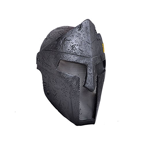 Cool Wire Mesh Full Face Protection Mask for Paintball, Airsoft, CS & Cosplay | Sparta Halloween Prop | Brand New M0622 | Perfect for Tactical Games & Costume Parties