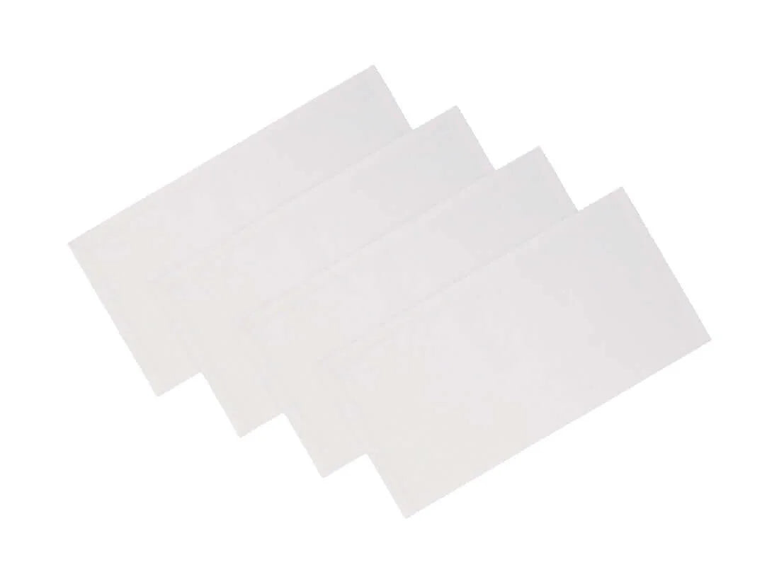 Maxwell & Williams Cotton Classics 4-Piece 45x45cm Snow White Napkin Set - Premium Soft Cotton Table Linens for Fine Dining, Parties & Everyday Use