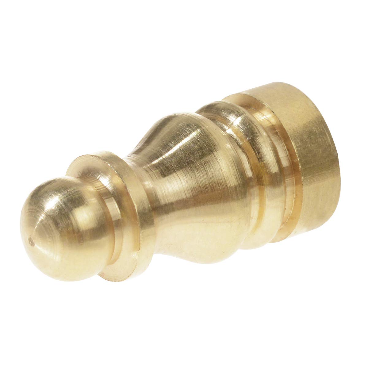 Penck Solid Brass Lamp Shade Finial - 1 Inch High Decorative Lighting Accessory for Table Lamps & Ceiling Fixtures | Perfect for Bedroom, Living Room & Office Decor