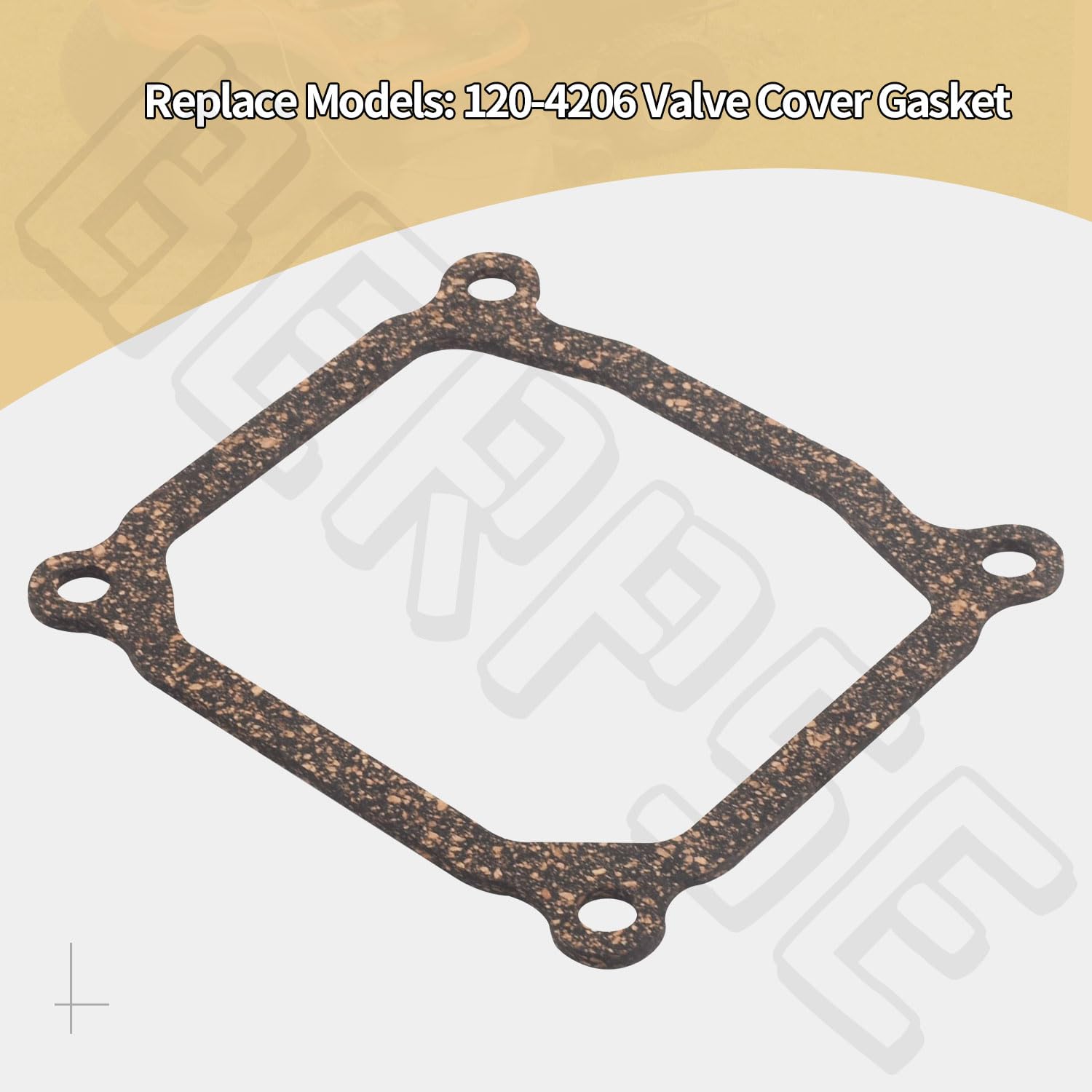 120-4206 Valve Cover Gasket Replacement for Exmark Toro TimeCutter Lawn Mower - Compatible with Models 74616, 74629, 74621 & 127-9358 (1 Pack) - Perfect for Engine Maintenance & Repair