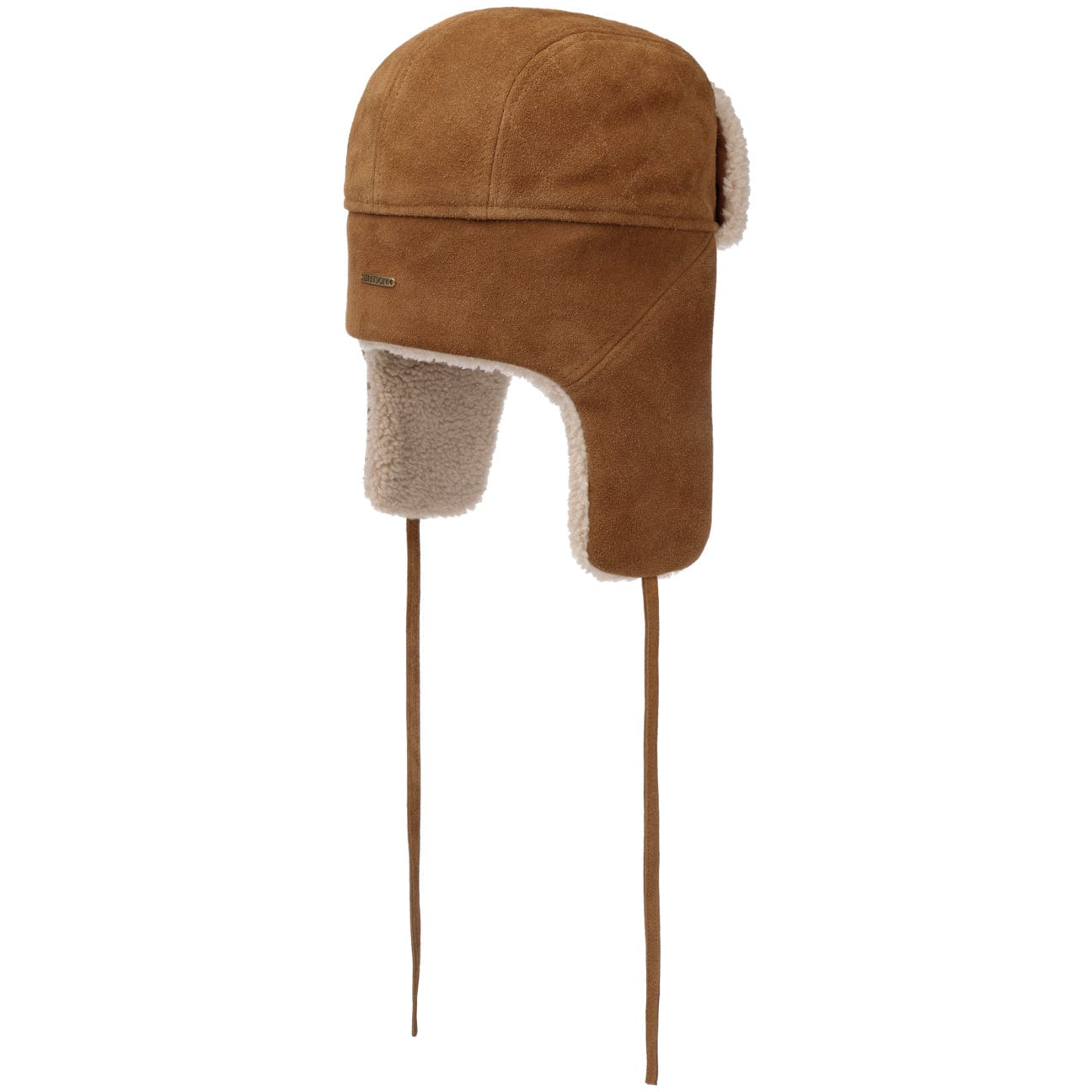 Stetson Calf Split Trapper Hat - Warm Winter Fur Hat for Men & Women - Perfect for Hunting, Skiing, and Outdoor Adventures