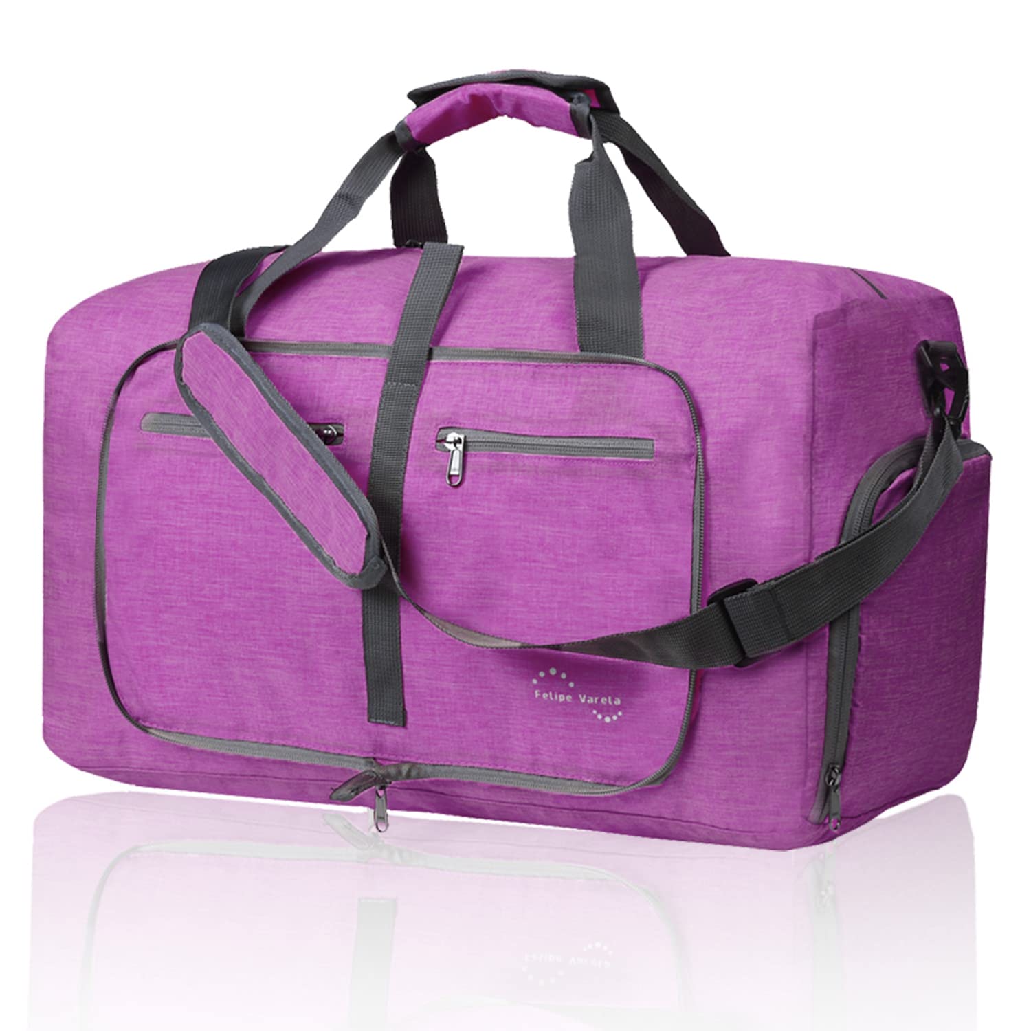 Felipe Varela 115L Duffle Bag with Shoes Compartment & Adjustable Strap - Foldable Waterproof Travel Duffel Bag for Men & Women - Perfect for Gym, Sports, Weekend Trips & Air Travel
