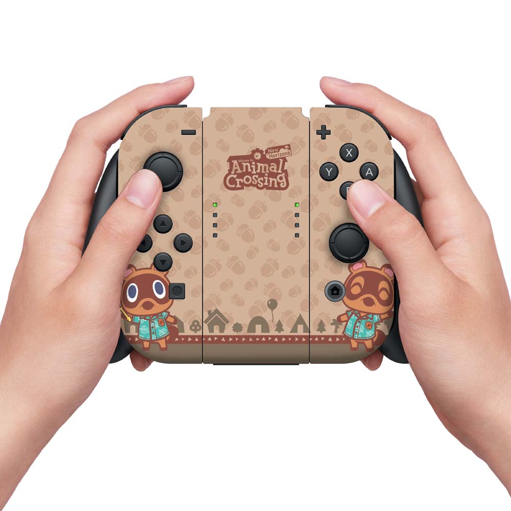 Nintendo Switch Skin & Screen Protector Set - Animal Crossing: Timmy and Tommy Design | Protective Cover for Switch Console & Joy-Con | Perfect for Gaming, Travel & Collectors