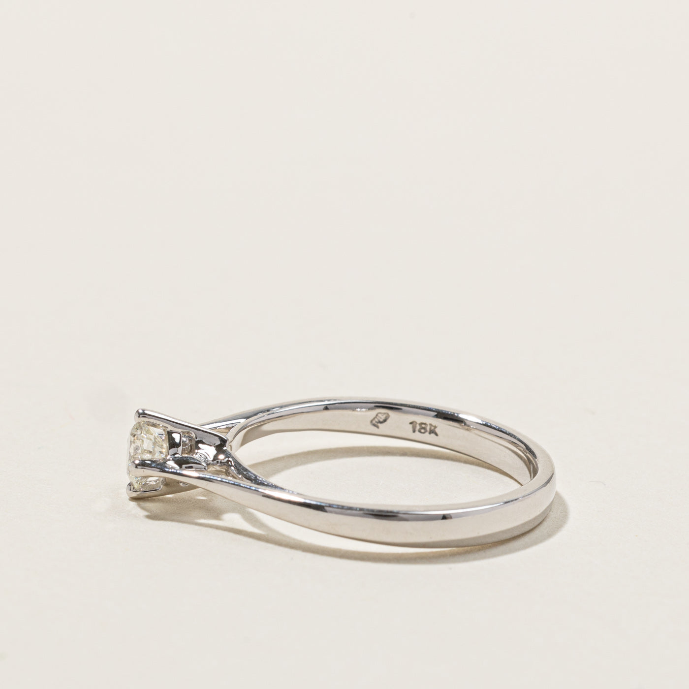 0.24ct Solitaire Diamond Engagement Ring for Women - Size 6 | Classic Round Cut Wedding Band | Perfect for Proposals, Anniversaries & Special Occasions