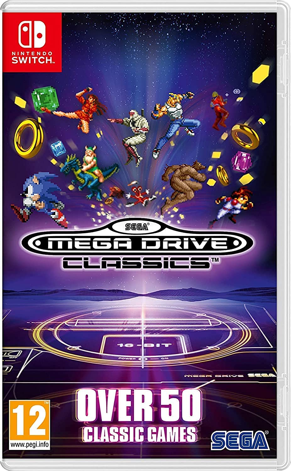 SEGA Mega Drive Classics for Nintendo Switch - Retro Gaming Console with 50+ Classic Games - Perfect for Home Entertainment & Nostalgic Gaming Sessions