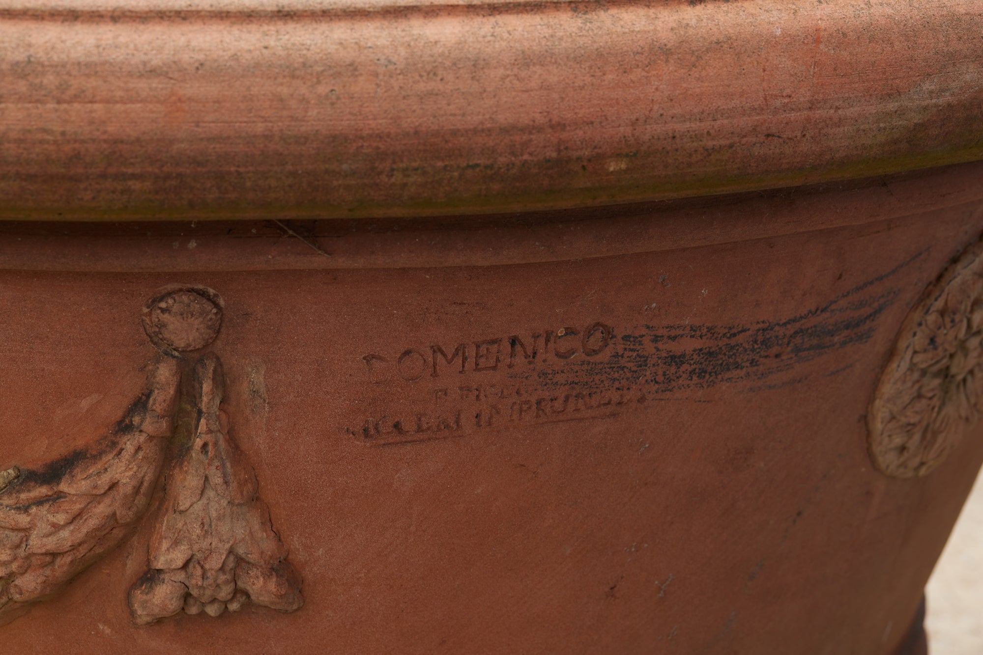 Handmade Impruneta Terracotta Pot - Italian Clay Planter for Indoor & Outdoor Plants - Perfect for Gardens, Patios, and Home Decor