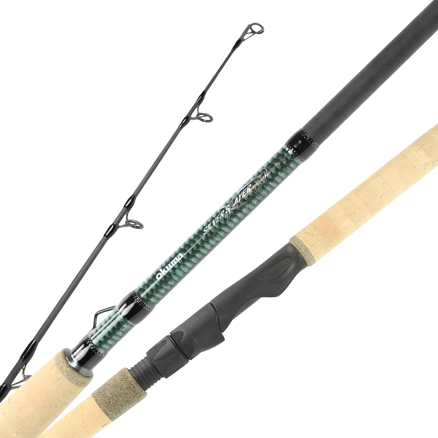 Okuma SLV Graphite 4-Piece Fly Fishing Rod - Lightweight Travel Fly Rod for Trout, Bass & Salmon - Perfect for Backpacking, Camping & River Fishing Adventures