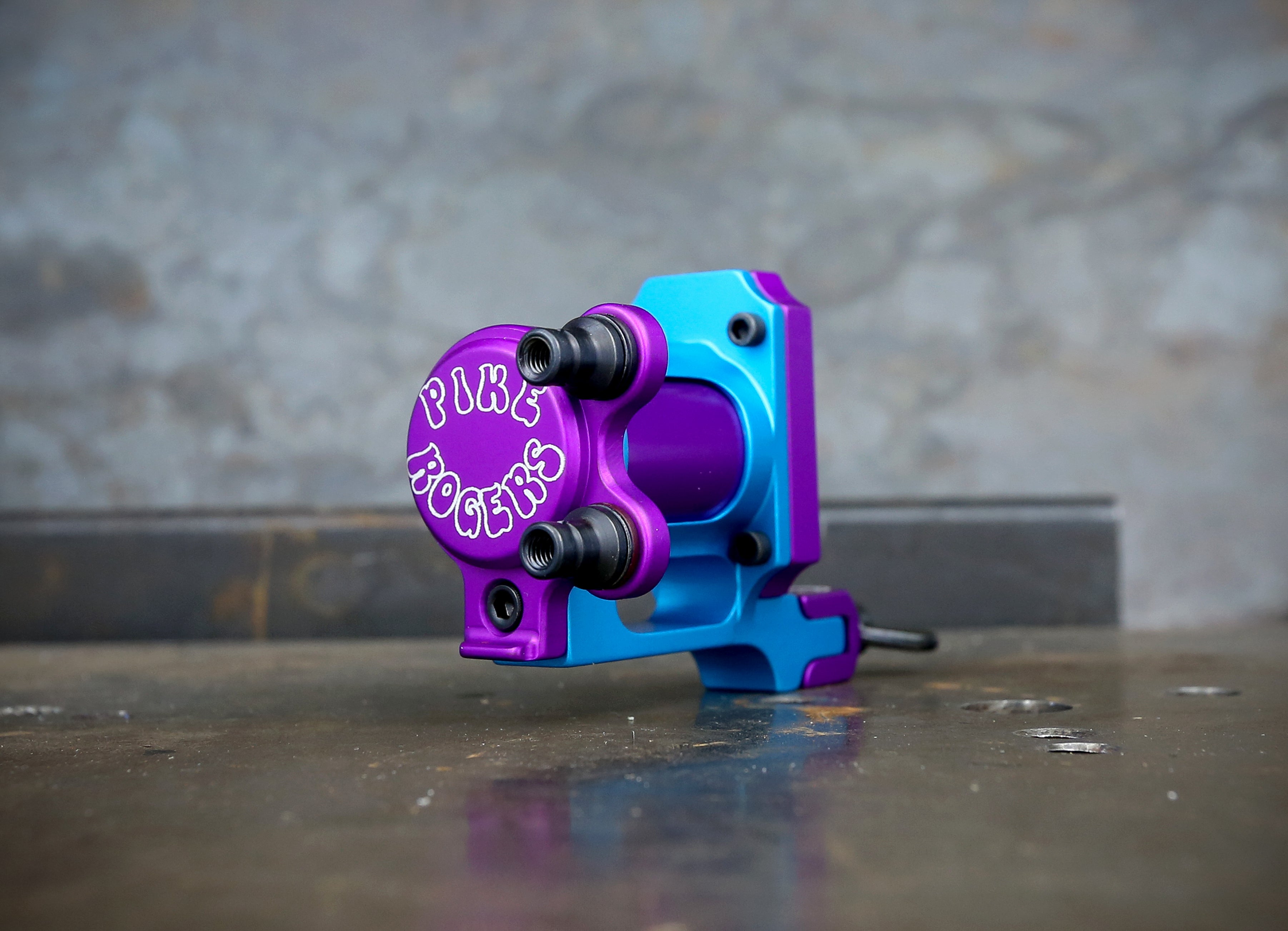 Limited Pike x Rogers Slider Rotary Watch - Blue & Purple Dial - Stylish Unisex Timepiece for Casual Wear, Outdoor Adventures & Everyday Fashion