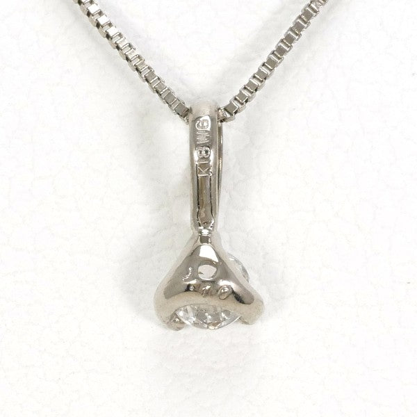 18K White Gold Diamond Necklace for Women - Elegant Pendant Jewelry Gift for Anniversary, Wedding & Special Occasions